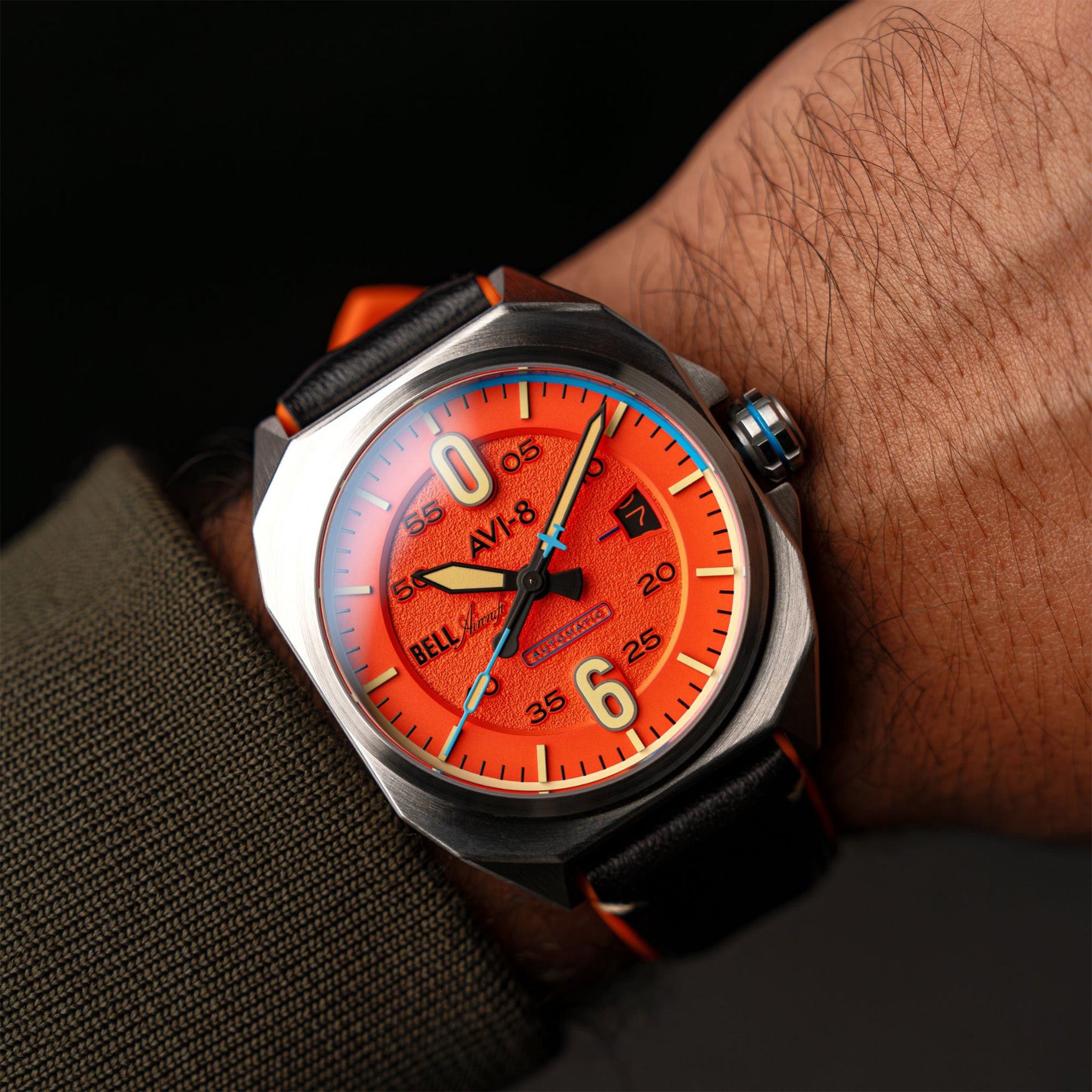 Bell X-1 Machbuster Automatic | 41 mm | Retro Orange