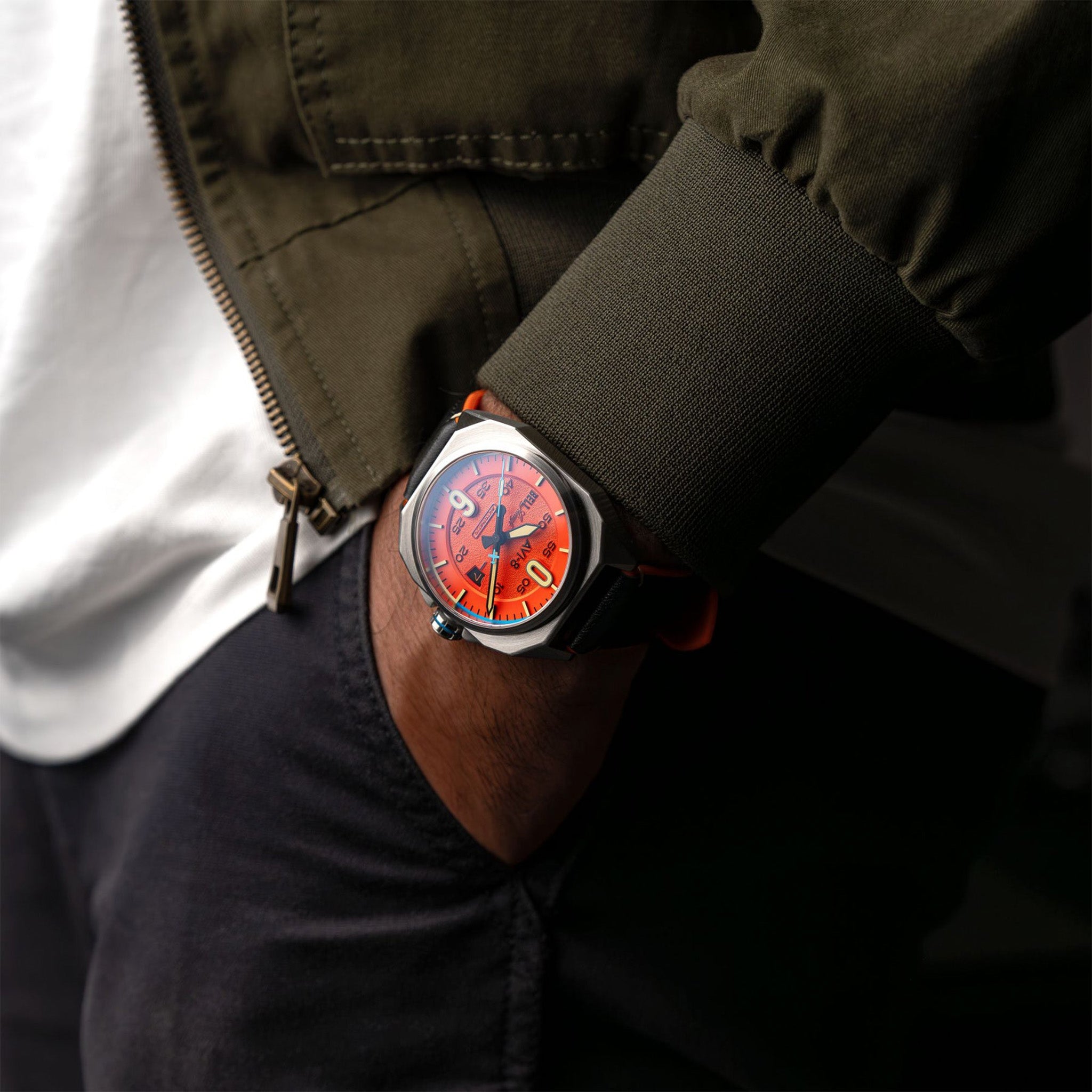 Bell X-1 Machbuster Automatic | 41 mm | Retro Orange