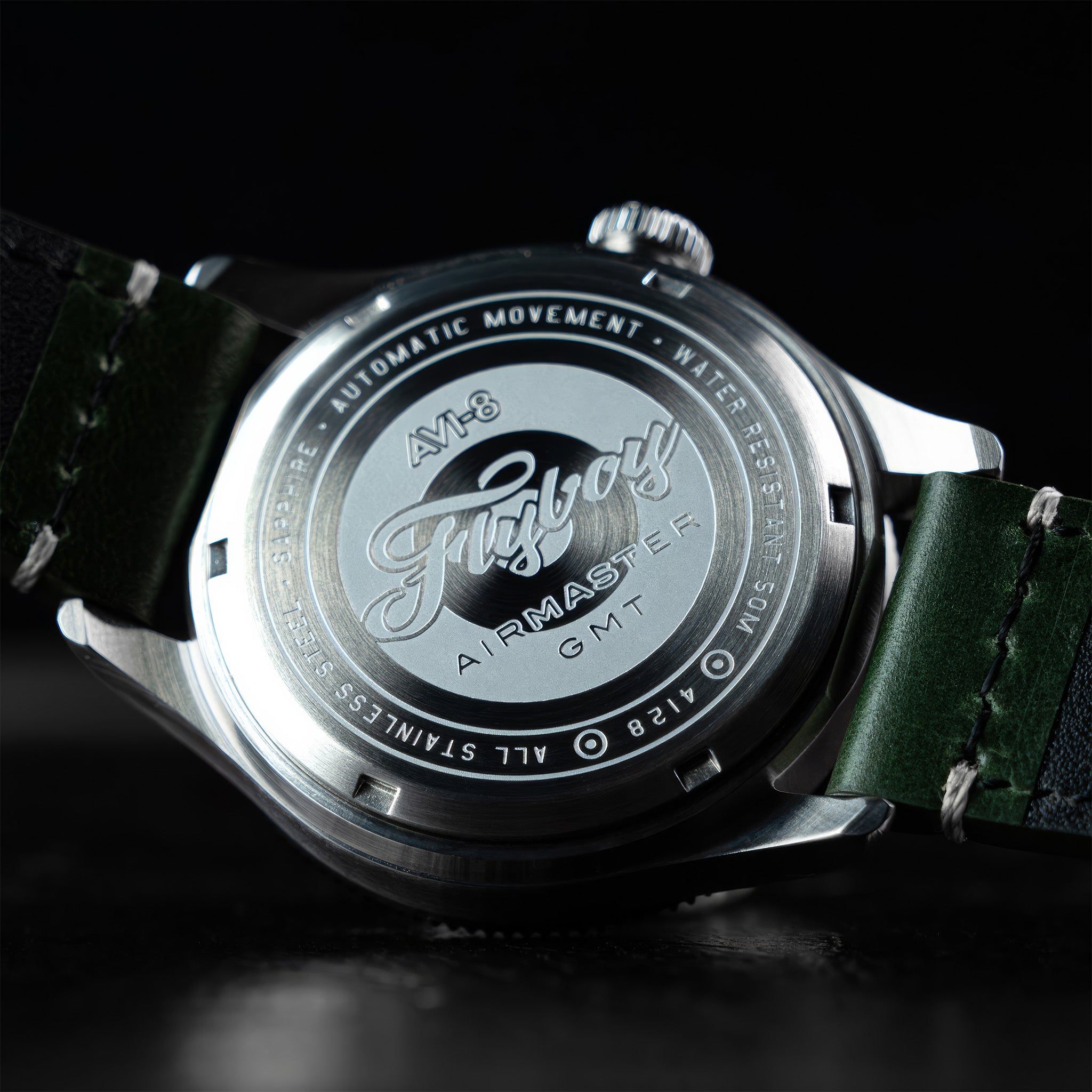 Flyboy Airmaster GMT Automatic | 40mm | fuselage green