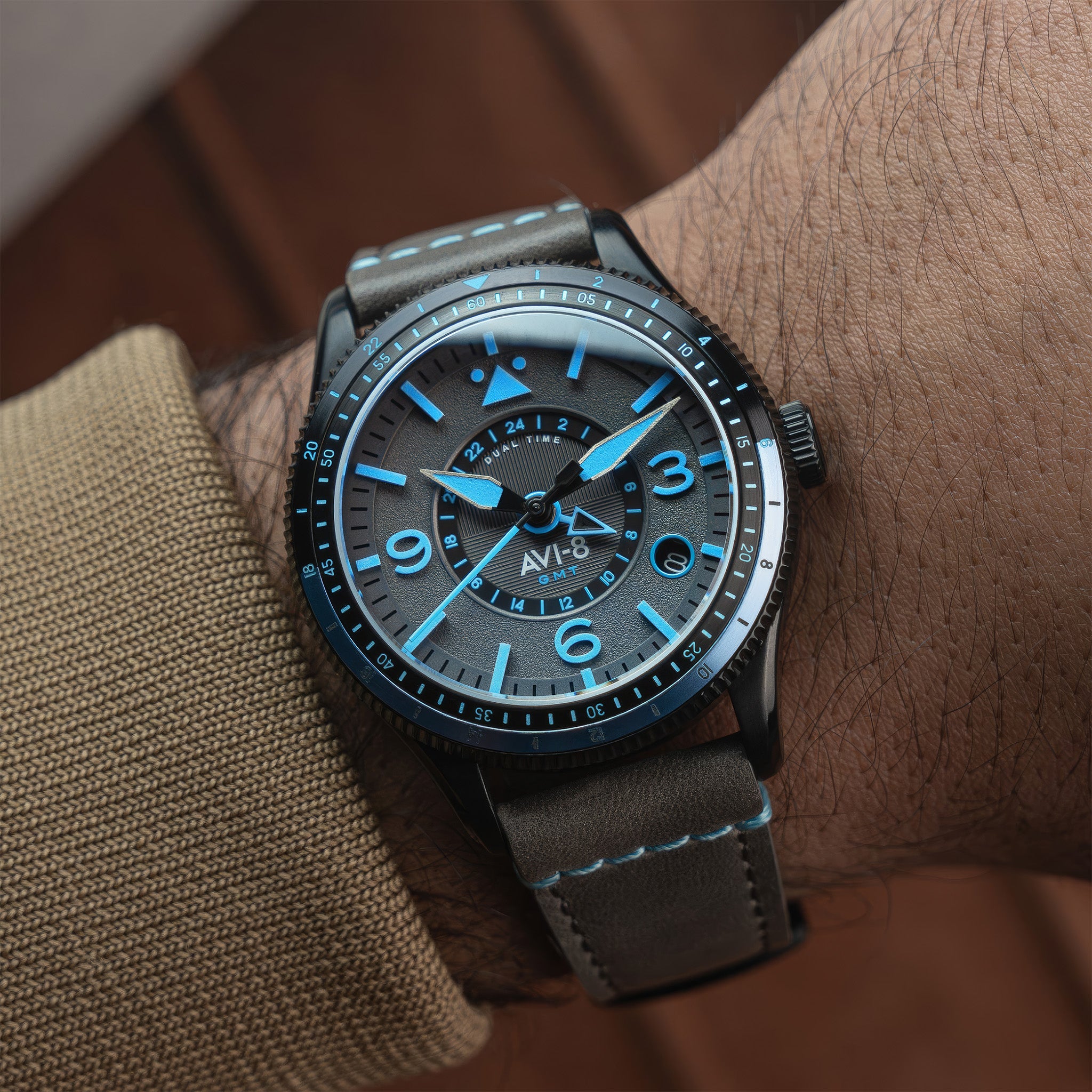 Flyboy Airmaster GMT Automatic | 40 mm | Rubber Black