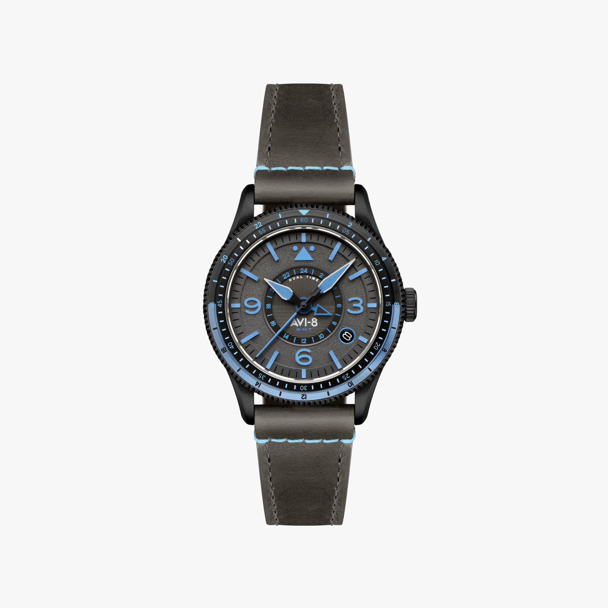 AVI-8 Flyboy Airmaster GMT Automatic Rubber Black 40 mm