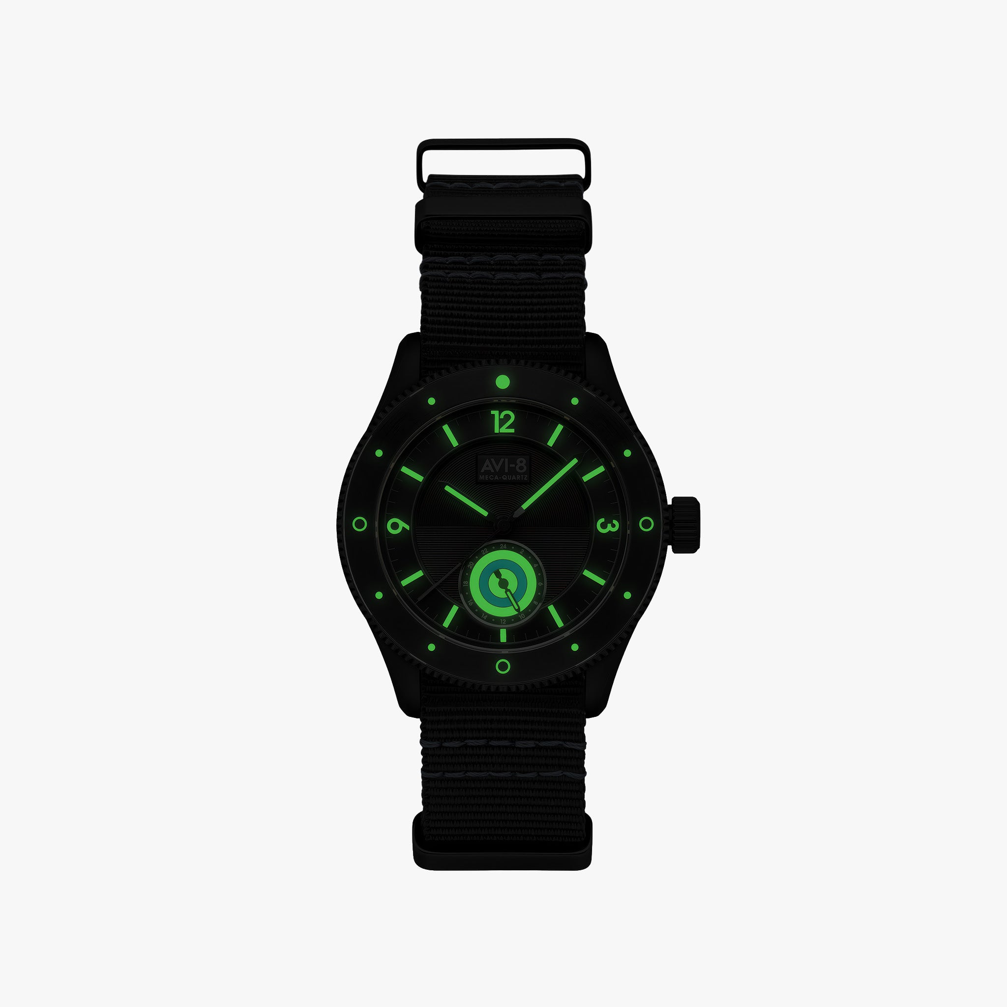 Flyboy Airmaster Sector Meca-Quartz | 40mm | Jet Black