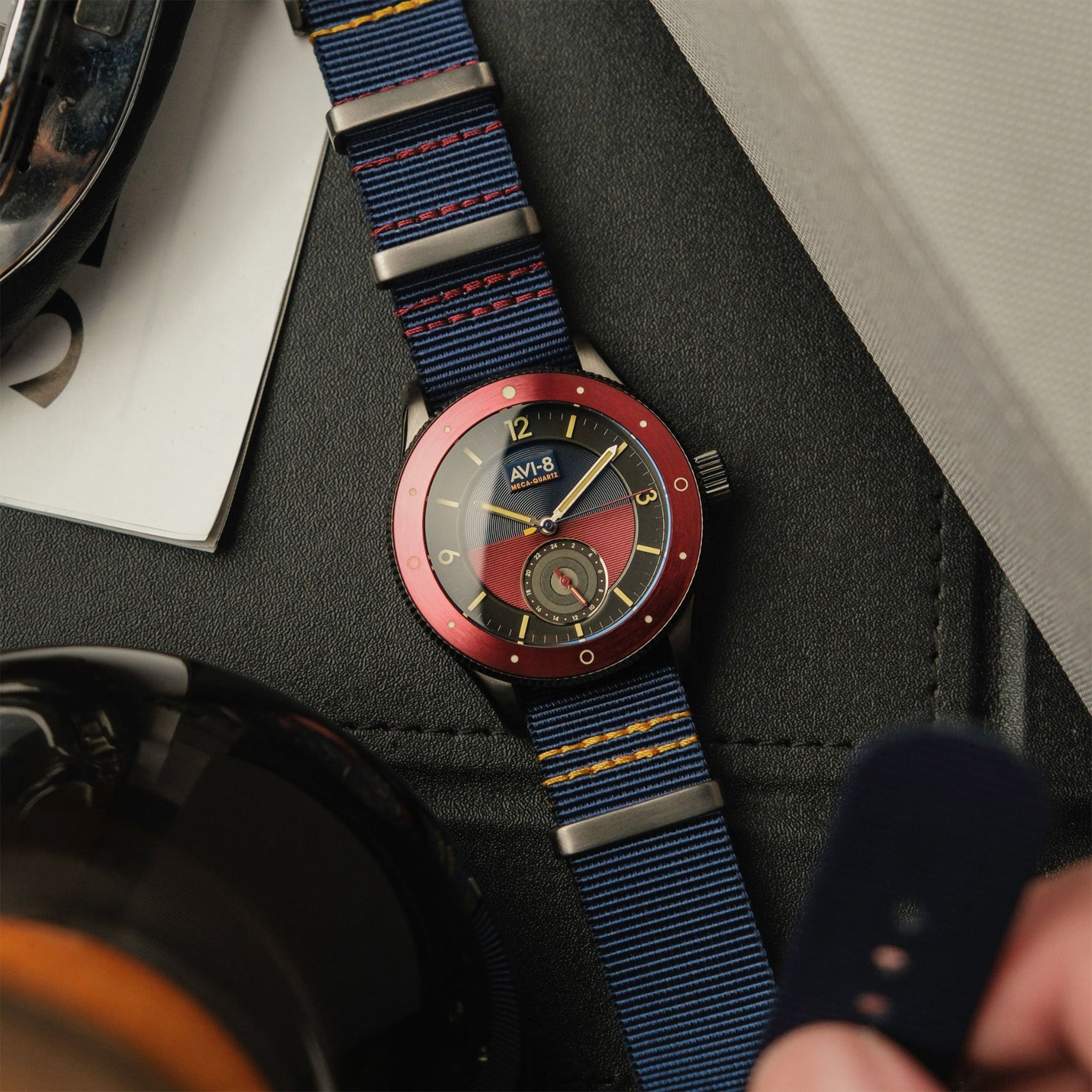 Flyboy Airmaster Sector Meca-Quartz | 40 mm | Navy Blue