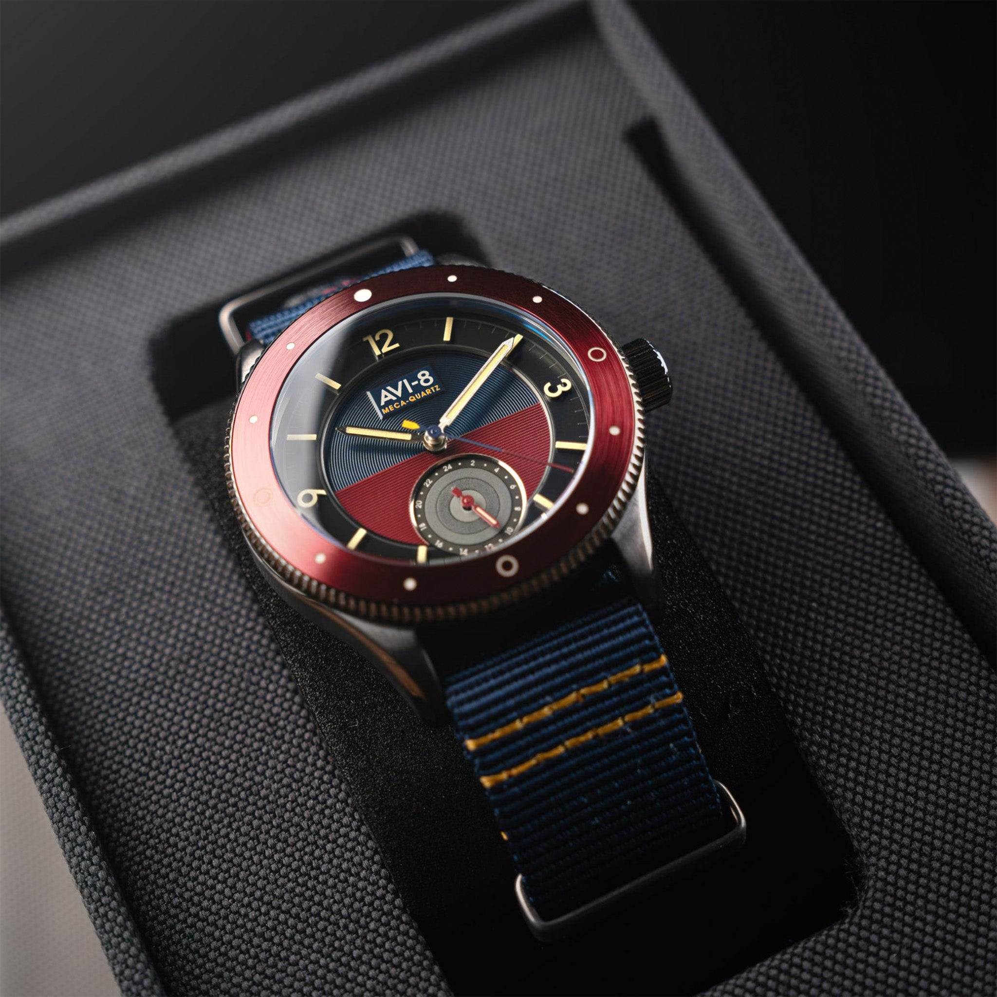Flyboy Airmaster Sector Meca-Quartz | 40 mm | Navy Blue