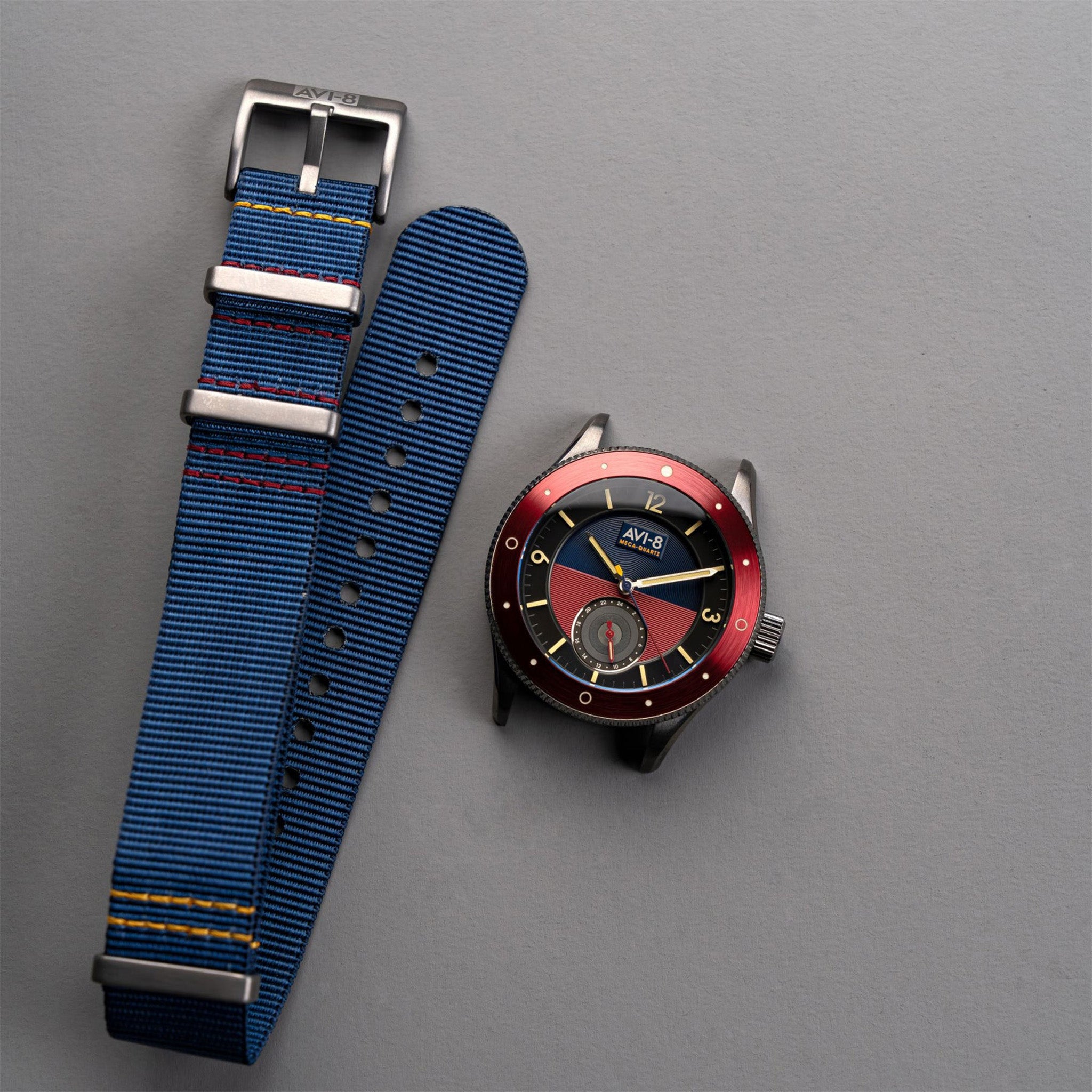 Flyboy Airmaster Sector Meca-Quartz | 40 mm | Navy Blue