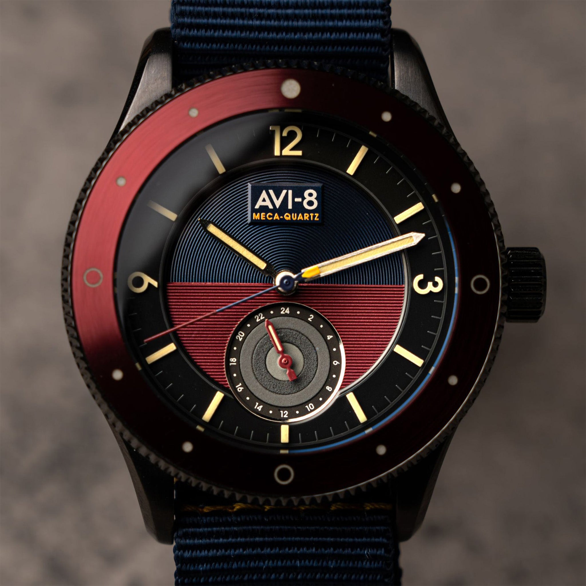 Flyboy Airmaster Sector Meca-Quartz | 40 mm | Navy Blue