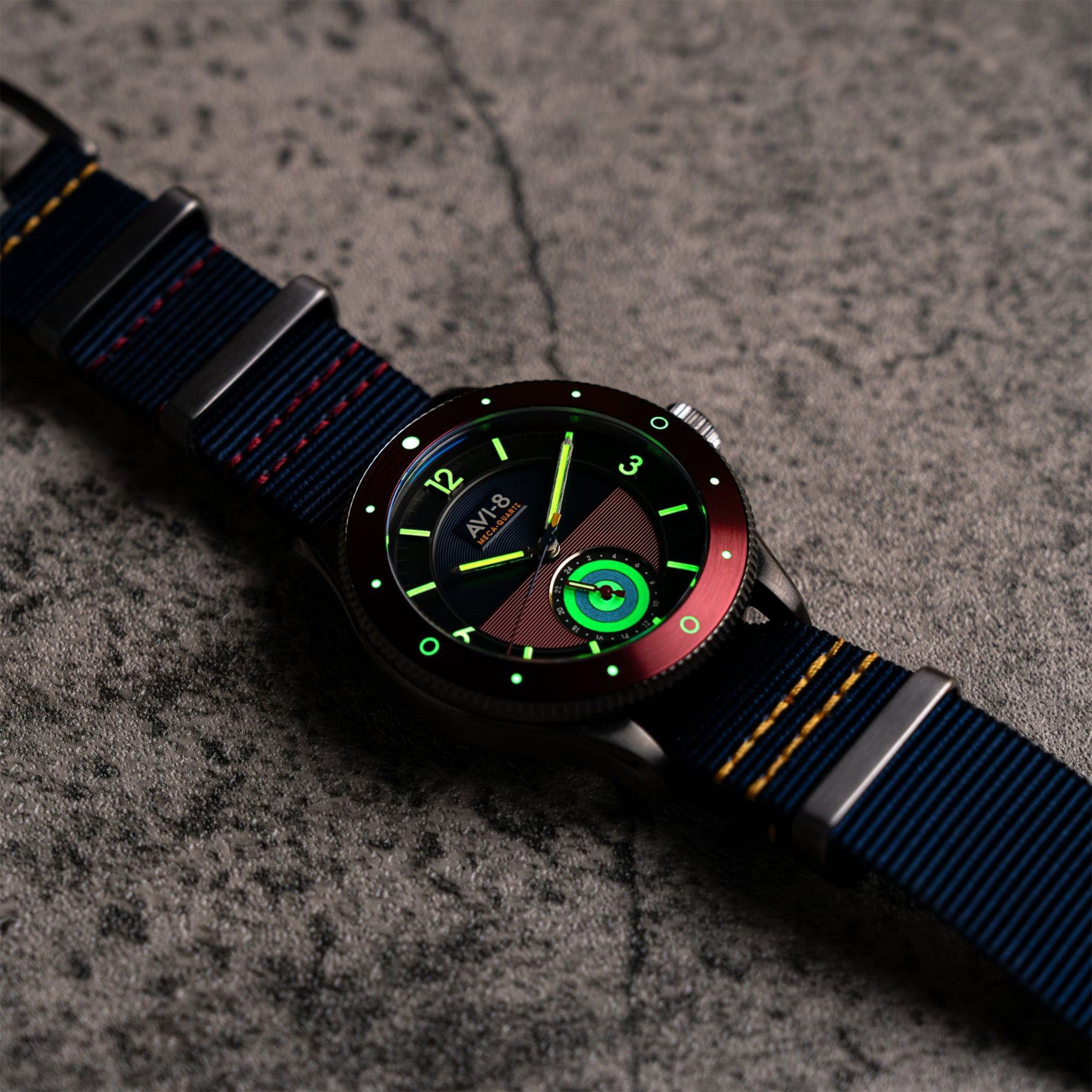 Flyboy Airmaster Sector Meca-Quartz | 40 mm | Navy Blue
