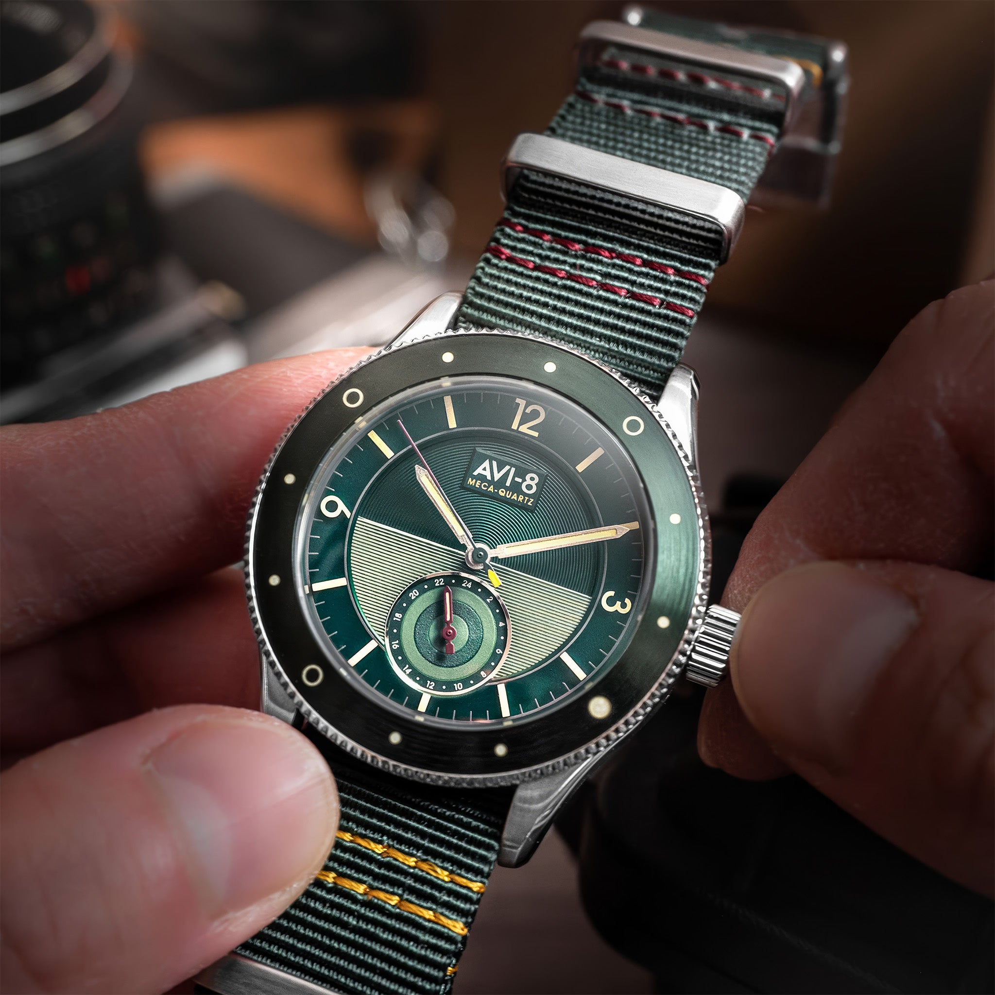 Flyboy Airmaster Sector Meca-Quartz | 40mm | Vert Green