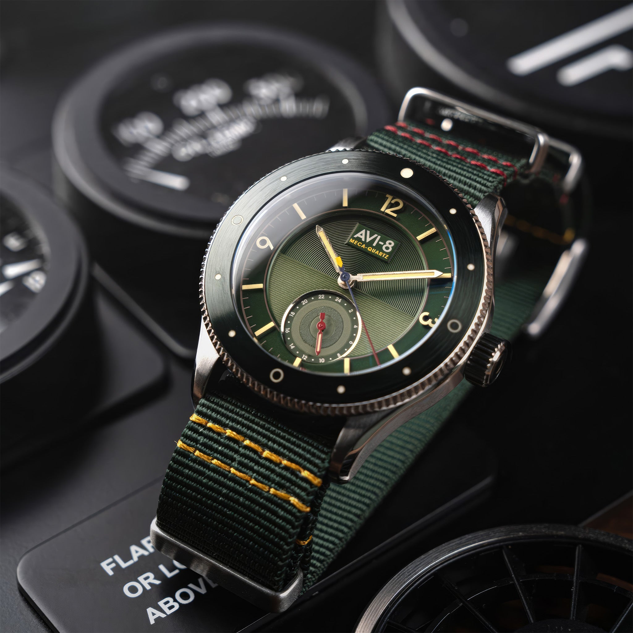 Flyboy Airmaster Sector Meca-Quartz | 40mm | Vert Green