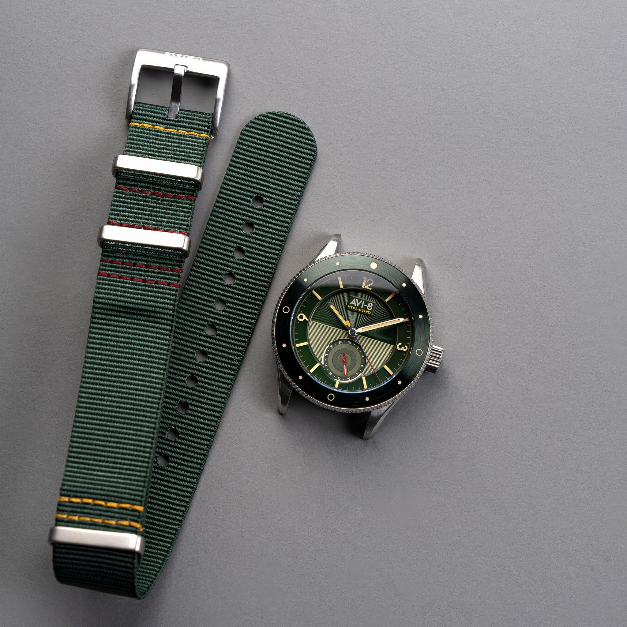 Flyboy Airmaster Sector Meca-Quartz | 40mm | Vert Green