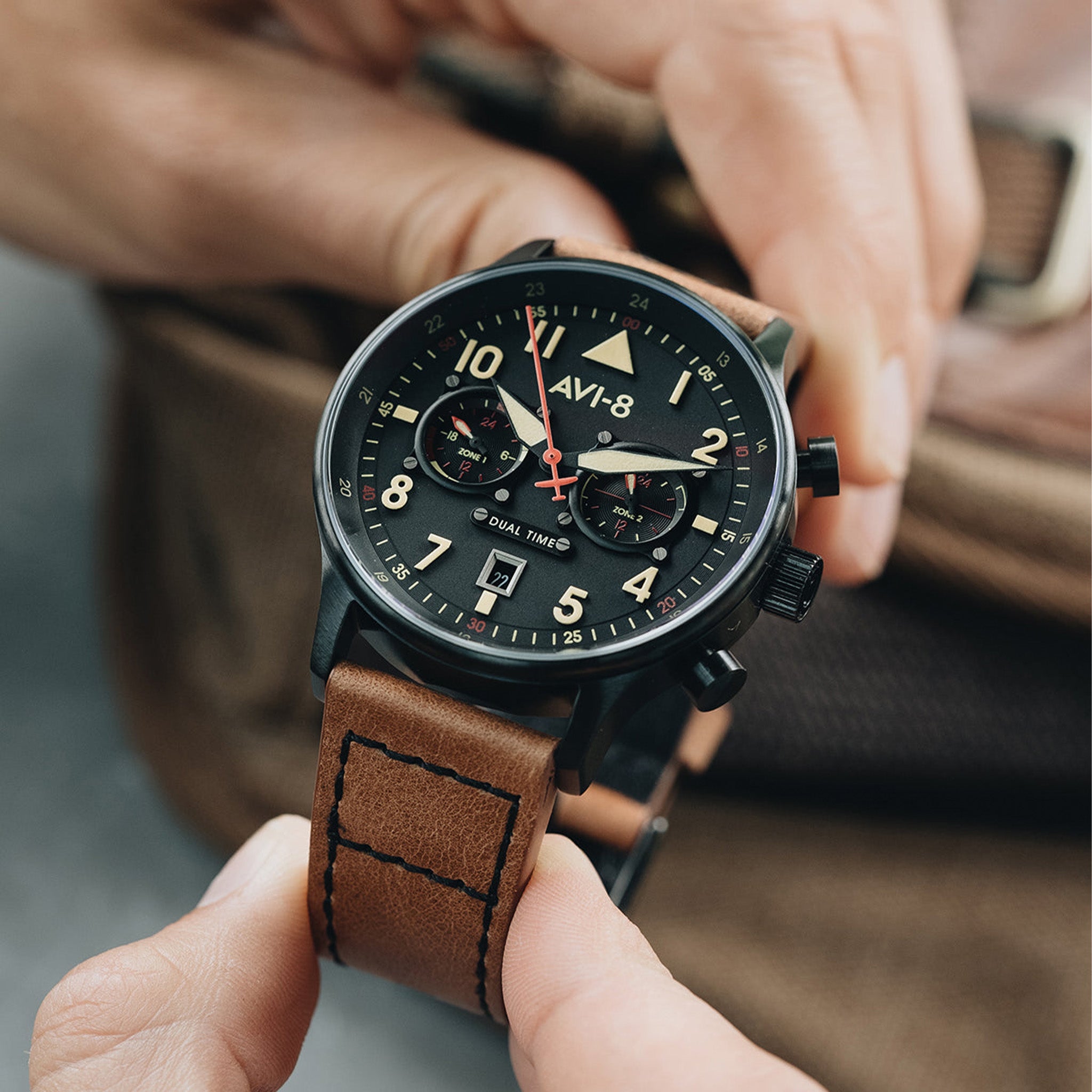 Hawker Hurricane Carey Dual Time | 43.5 mm | Debden