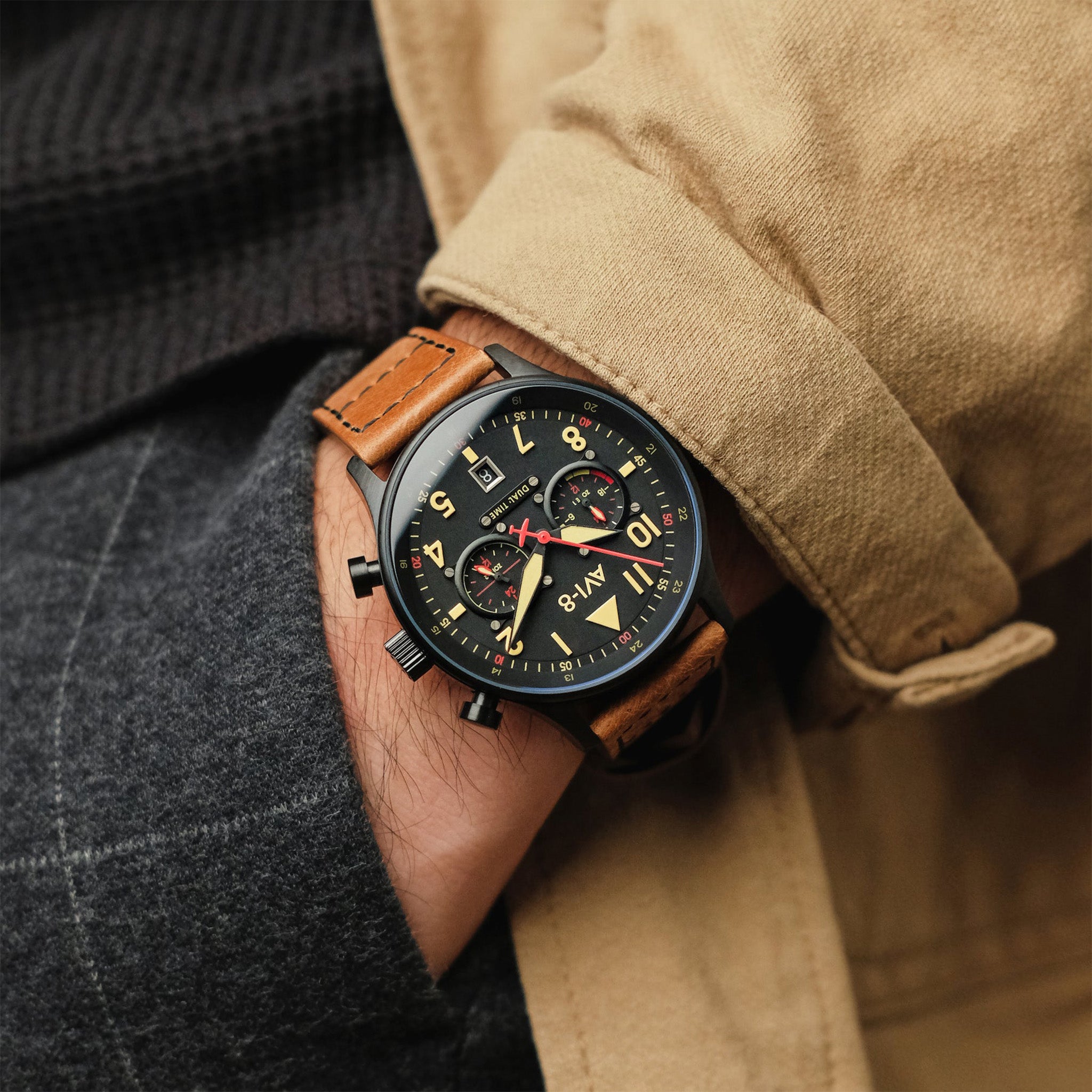 Hawker Hurricane Carey Dual Time | 43.5 mm | Debden