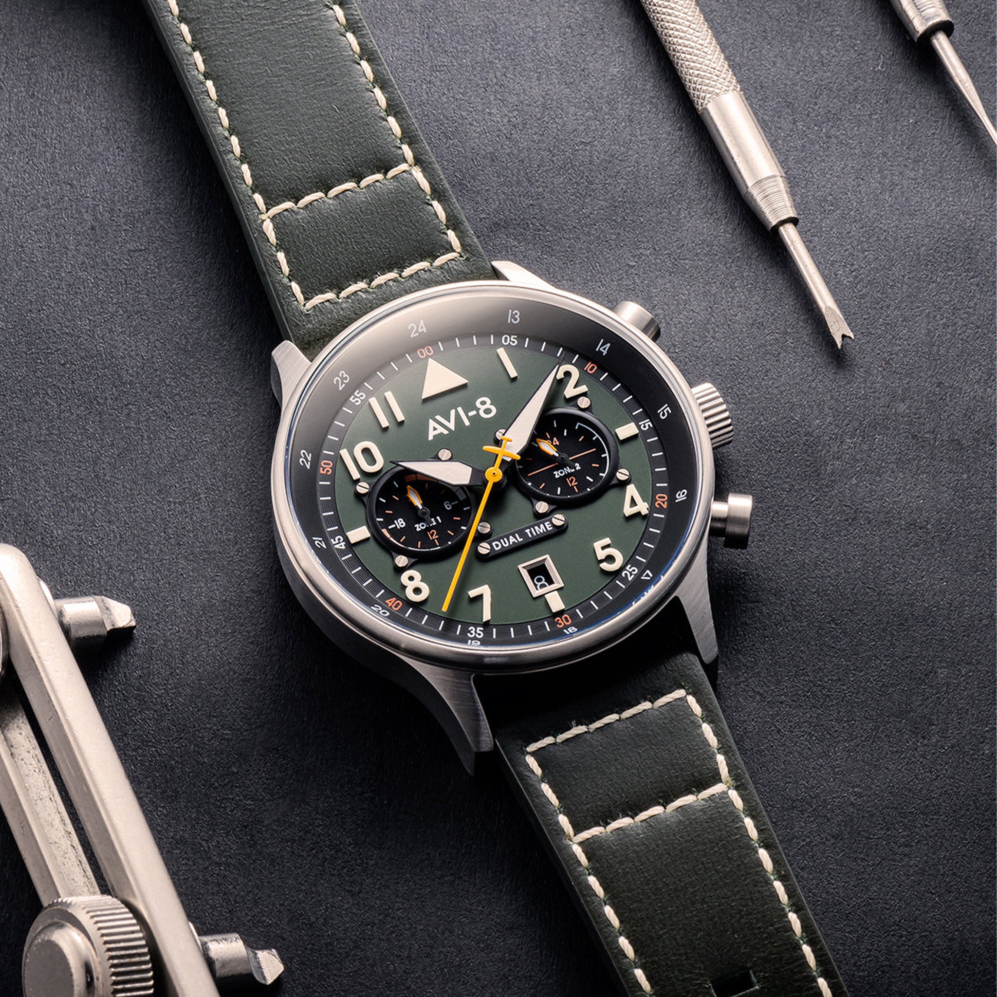 Hawker Hurricane Carey Dual Time | 43.5 mm | Merville