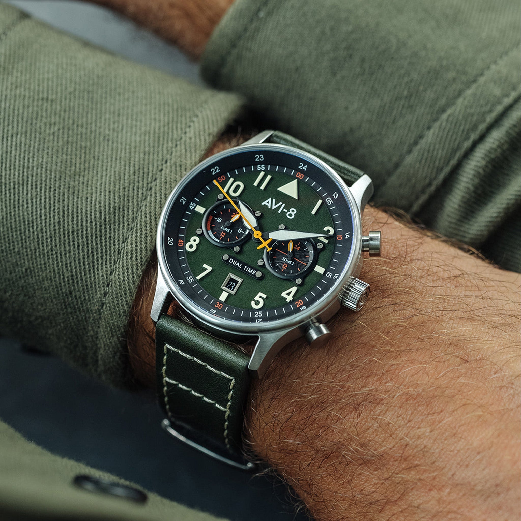 Hawker Hurricane Carey Dual Time | 43.5 mm | Merville