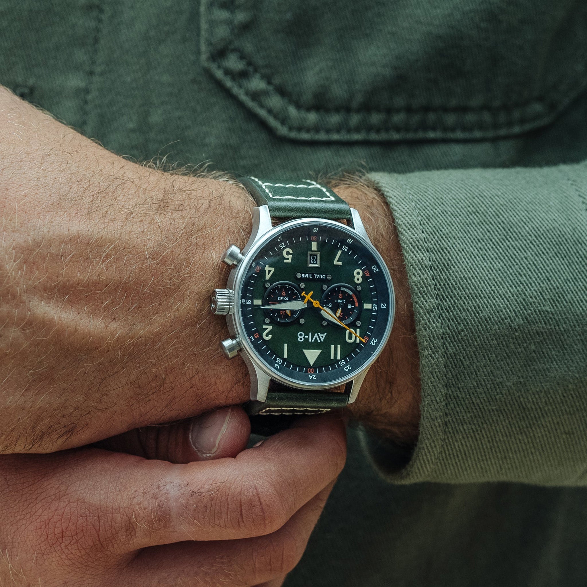 Hawker Hurricane Carey Dual Time | 43.5 mm | Merville