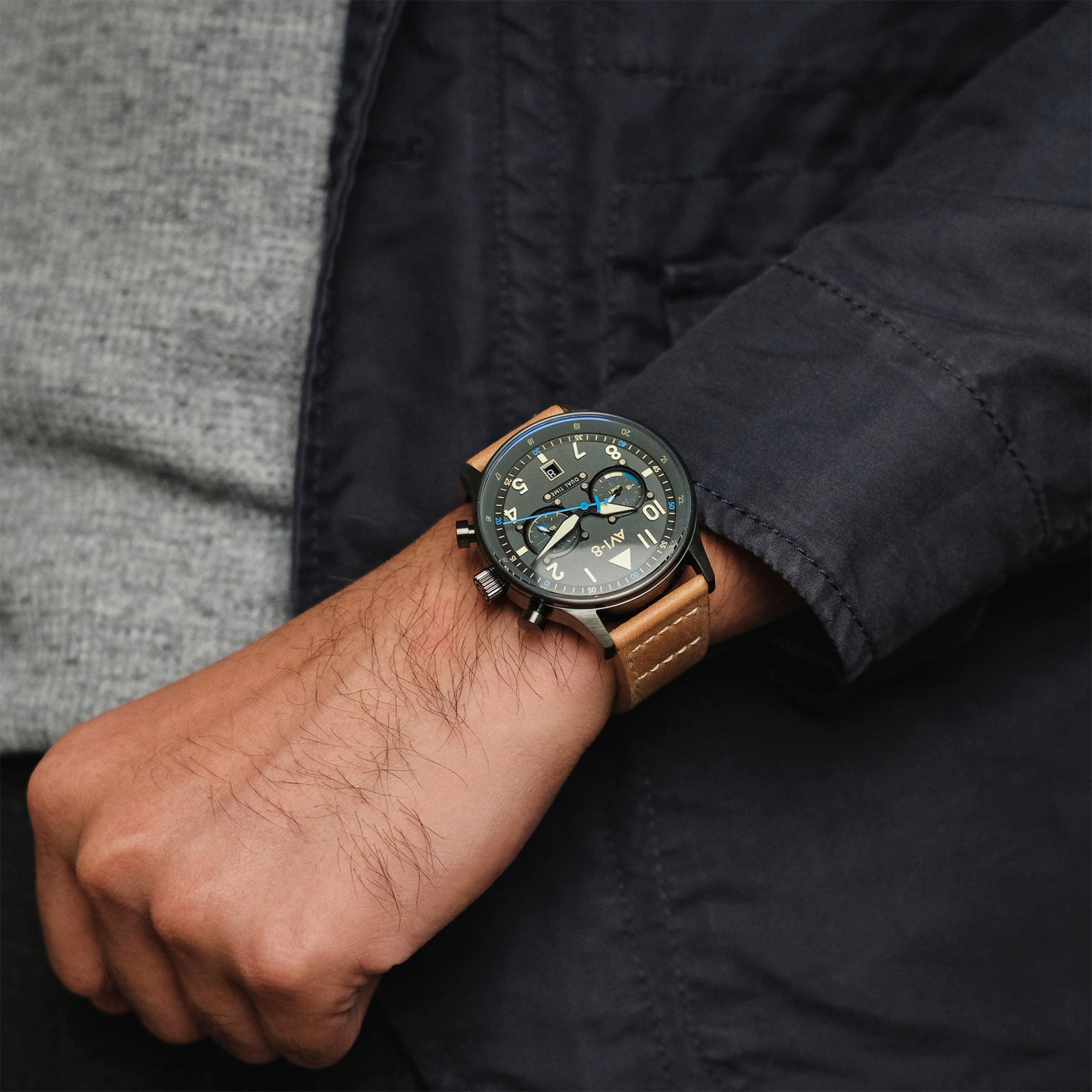 Hawker Hurricane Carey Dual Time | 43.5 mm | Orissa