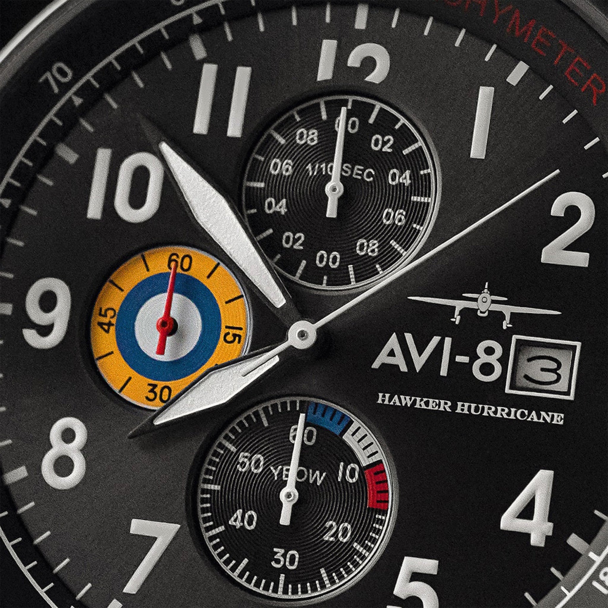 Hawker Hurricane Classic Chronograph | 43.5 mm | Military Green