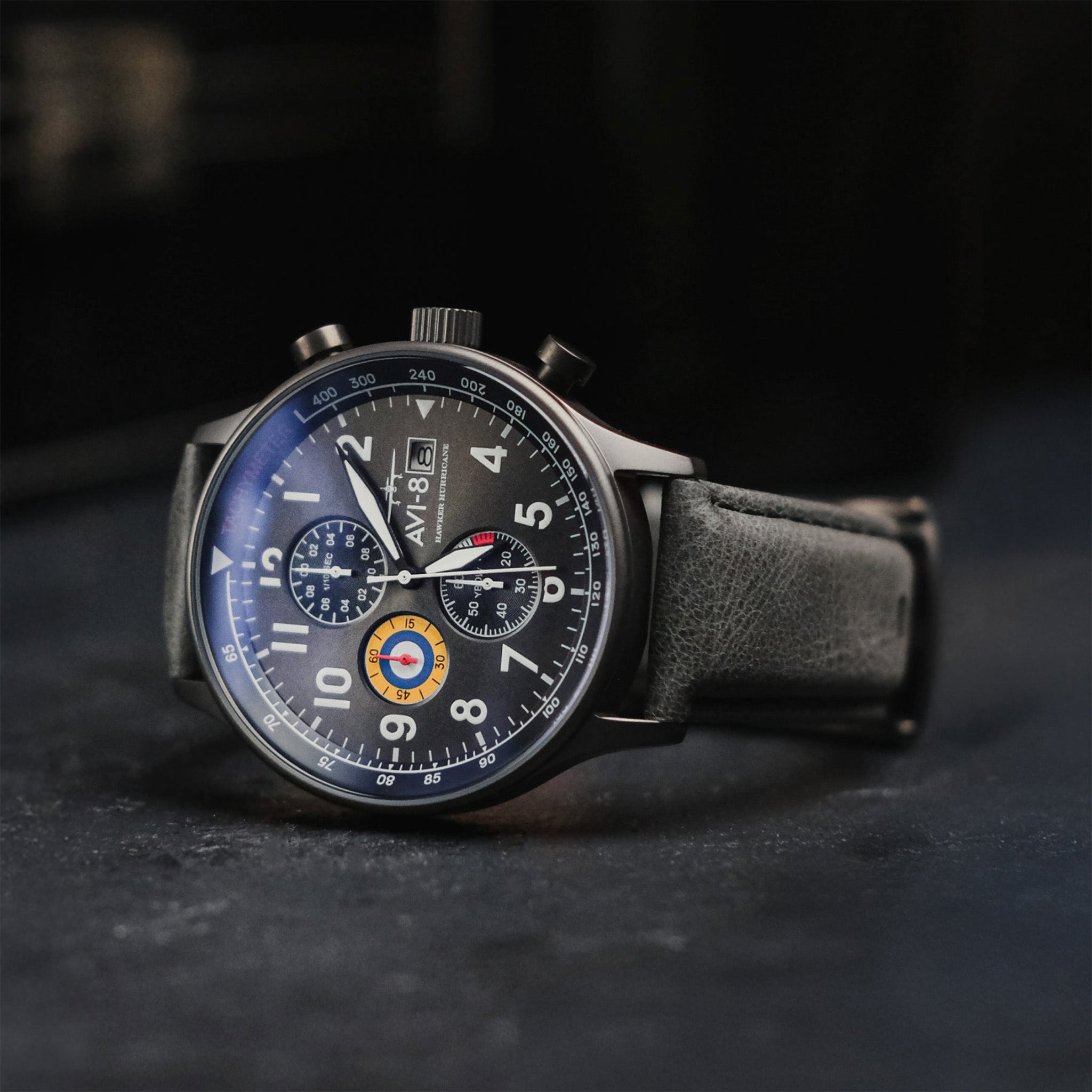Hawker Hurricane Classic Chronograph | 43.5 mm | Military Green