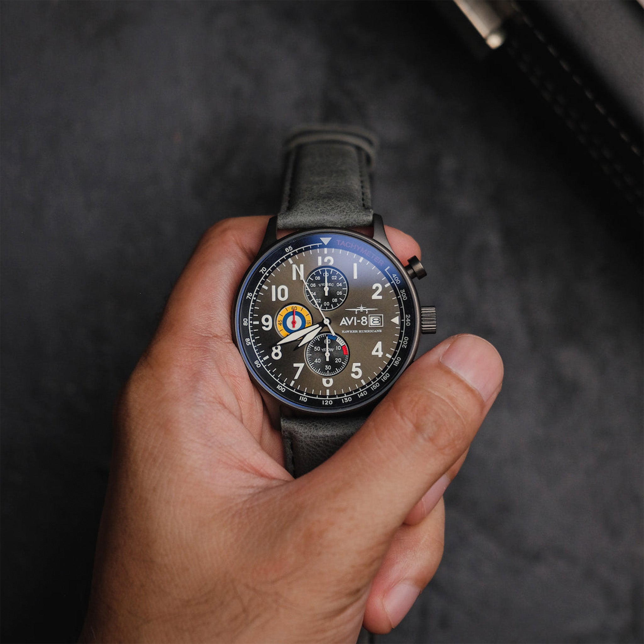 Hawker Hurricane Classic Chronograph | 43.5 mm | Military Green