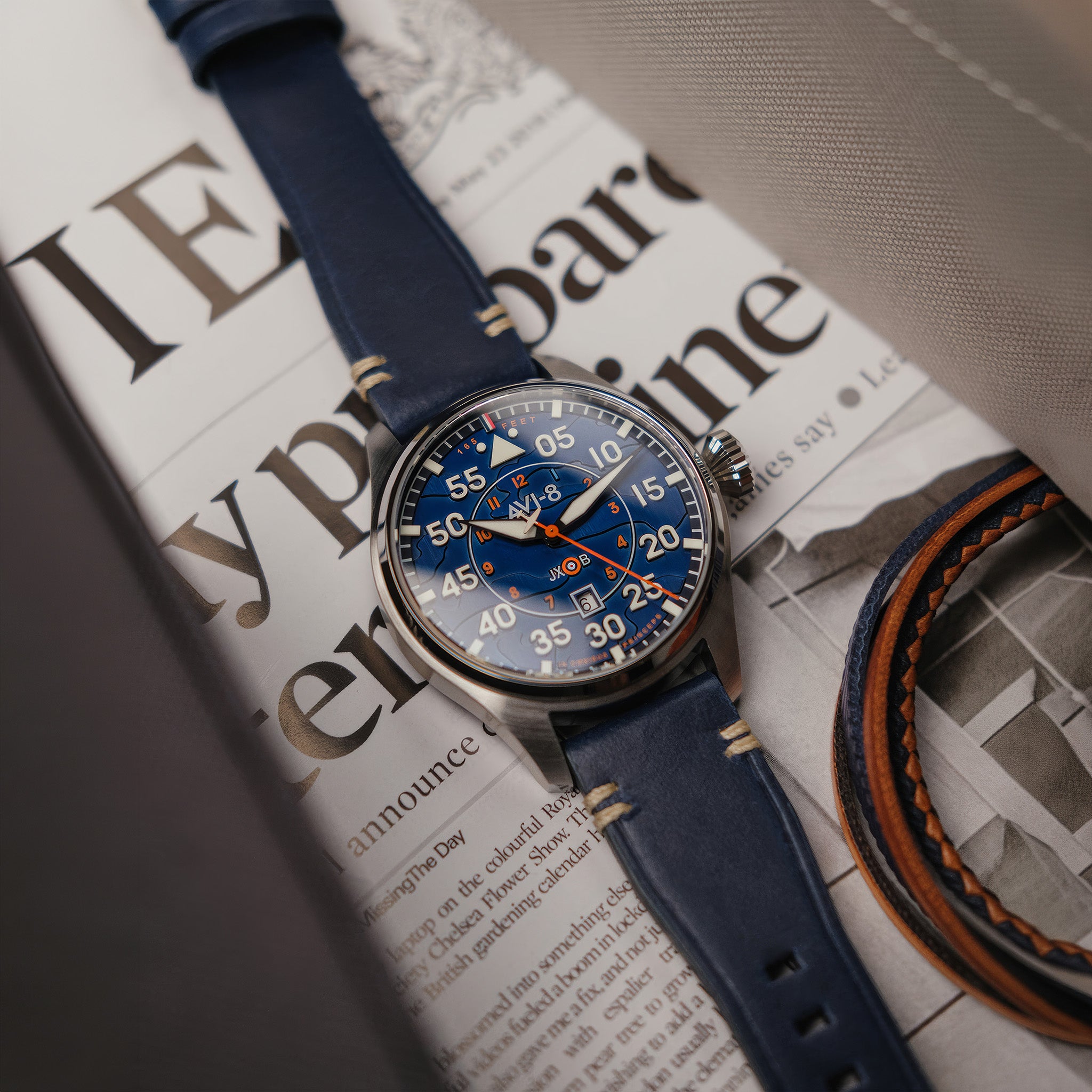 インヴェルアライヴン小ヴランケットA AVI-8 Hawker Hurricane Clowes Automatic Acklington 46 mm