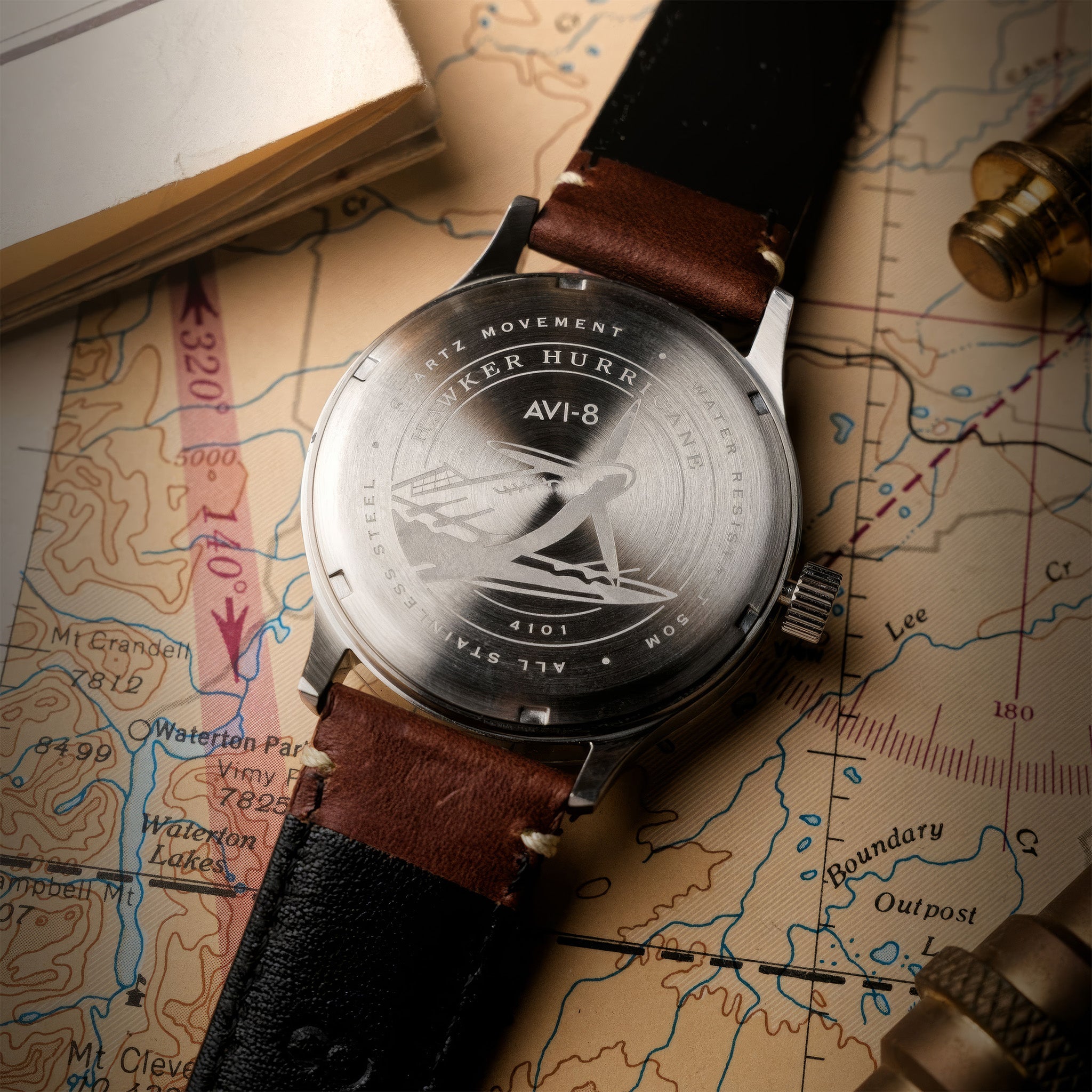 Hawker Hurricane McKellar Dual Time | 44mm | Metropolis Black