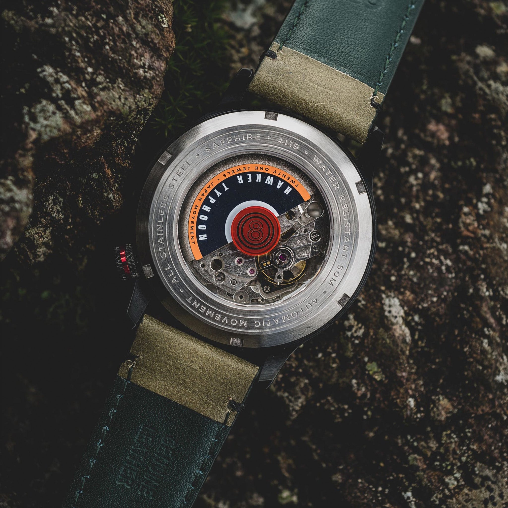 Hawker Typhoon Baldwin Automatic | 42 mm | Dark Khaki