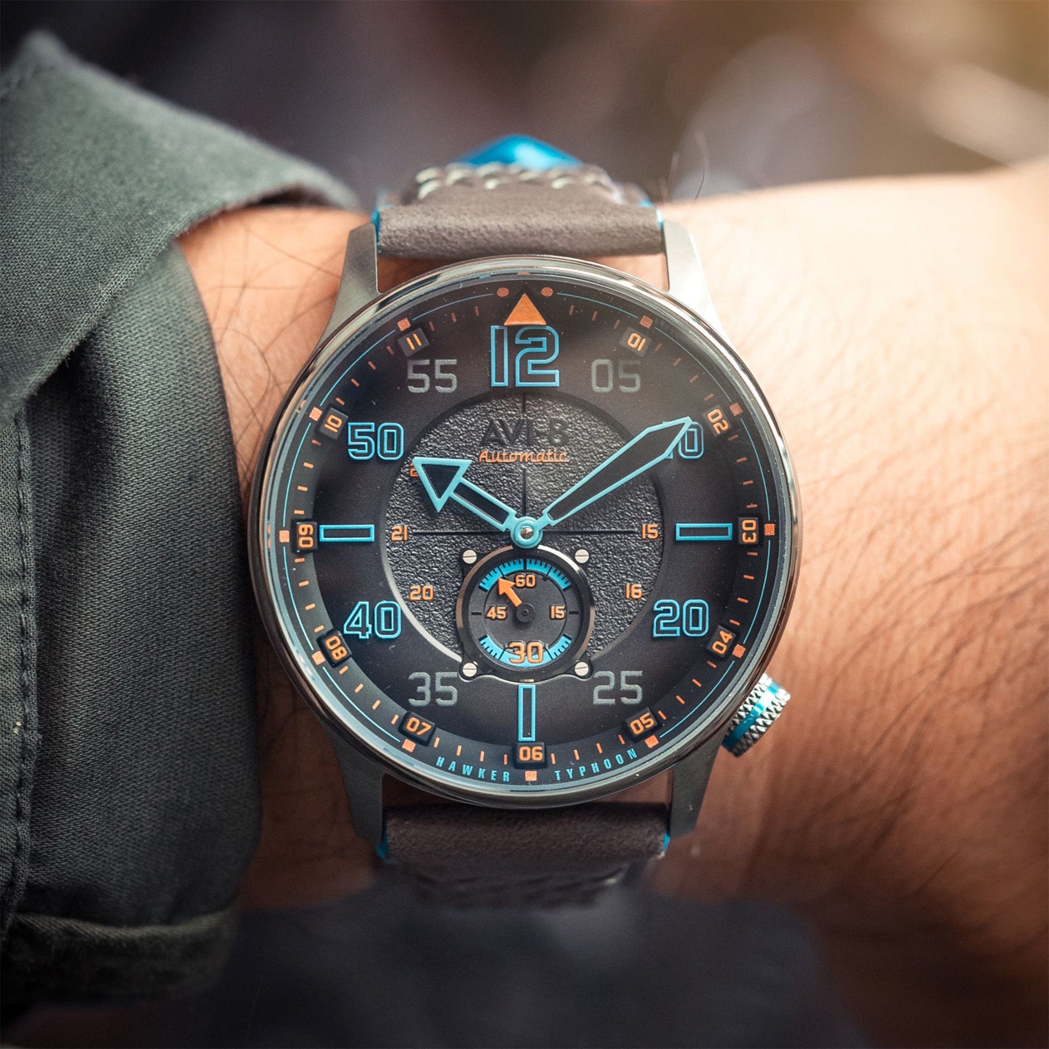 Hawker Typhoon Baldwin Automatic | 42 mm | Iron Blue