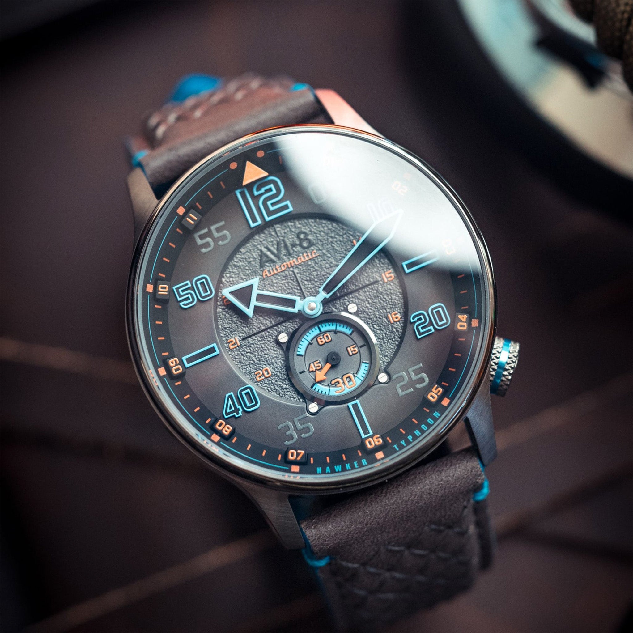 Hawker Typhoon Baldwin Automatic | 42 mm | Iron Blue