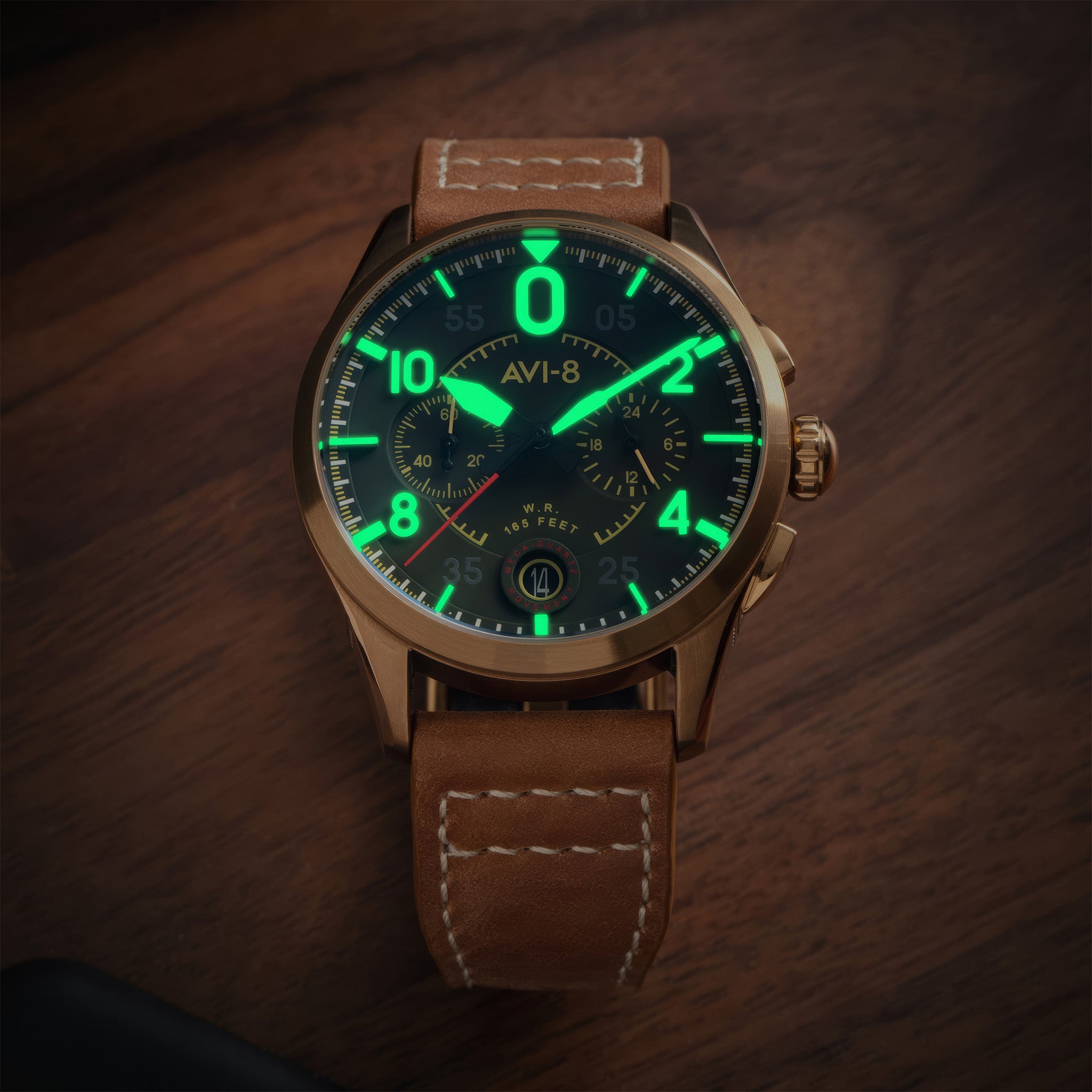 Spitfire Lock Chronograph | 42 mm | Bronze Green