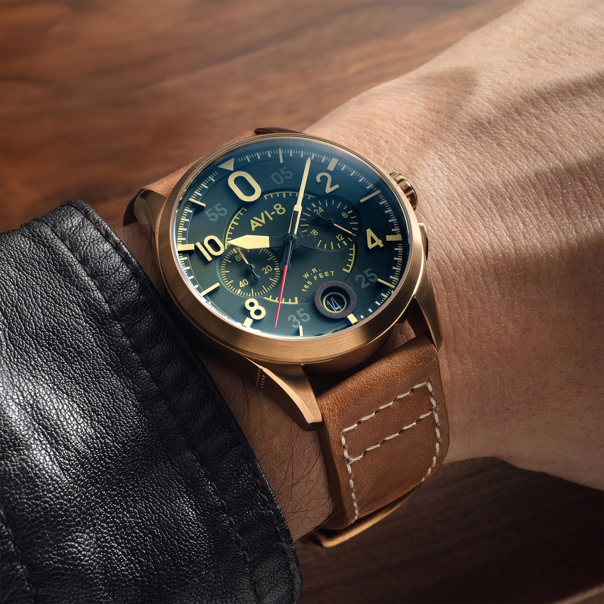 Spitfire Lock Chronograph | 42mm | bronze green
