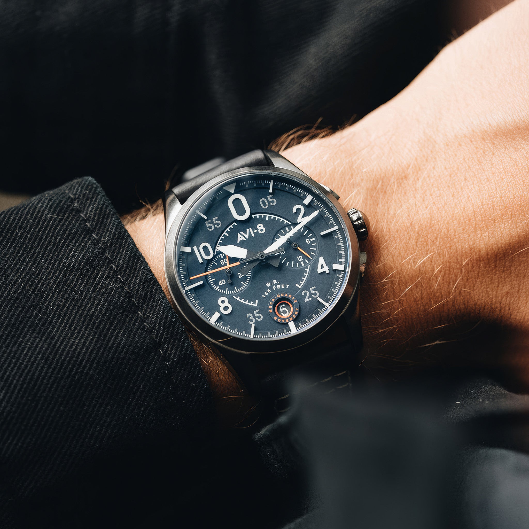 Spitfire Lock Chronograph | 42mm | Channel Blue