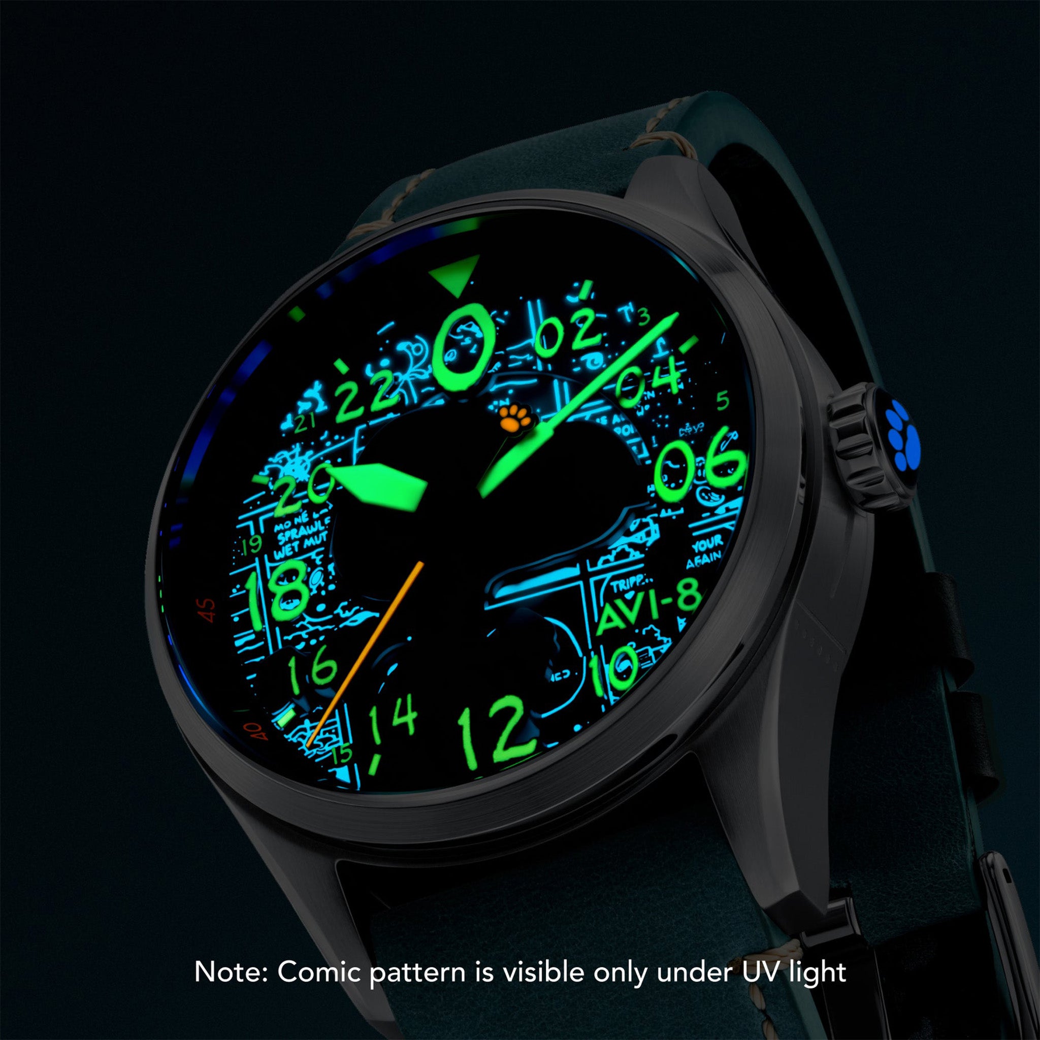 Spitfire Peanuts Snoopy Flying Ace 24 Hour Automatic Limited Edition | 42 mm | Azure Blue