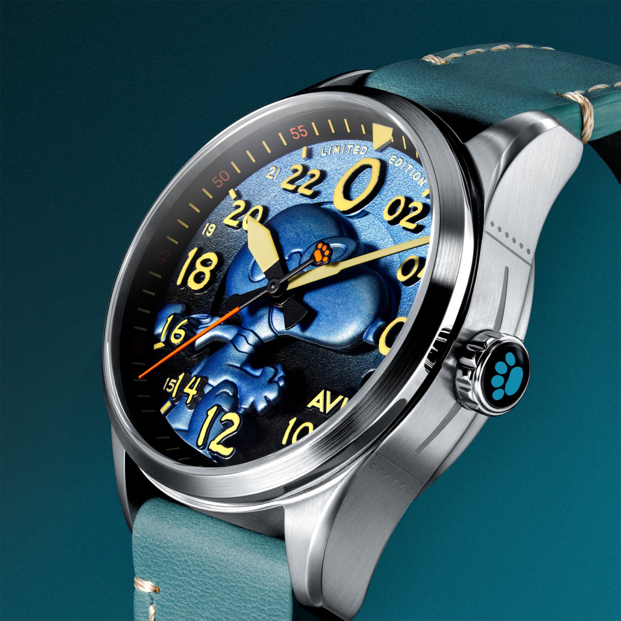 Spitfire Peanuts Snoopy Flying Ace 24 Hour Automatic Limited Edition | 42 mm | Azure Blue