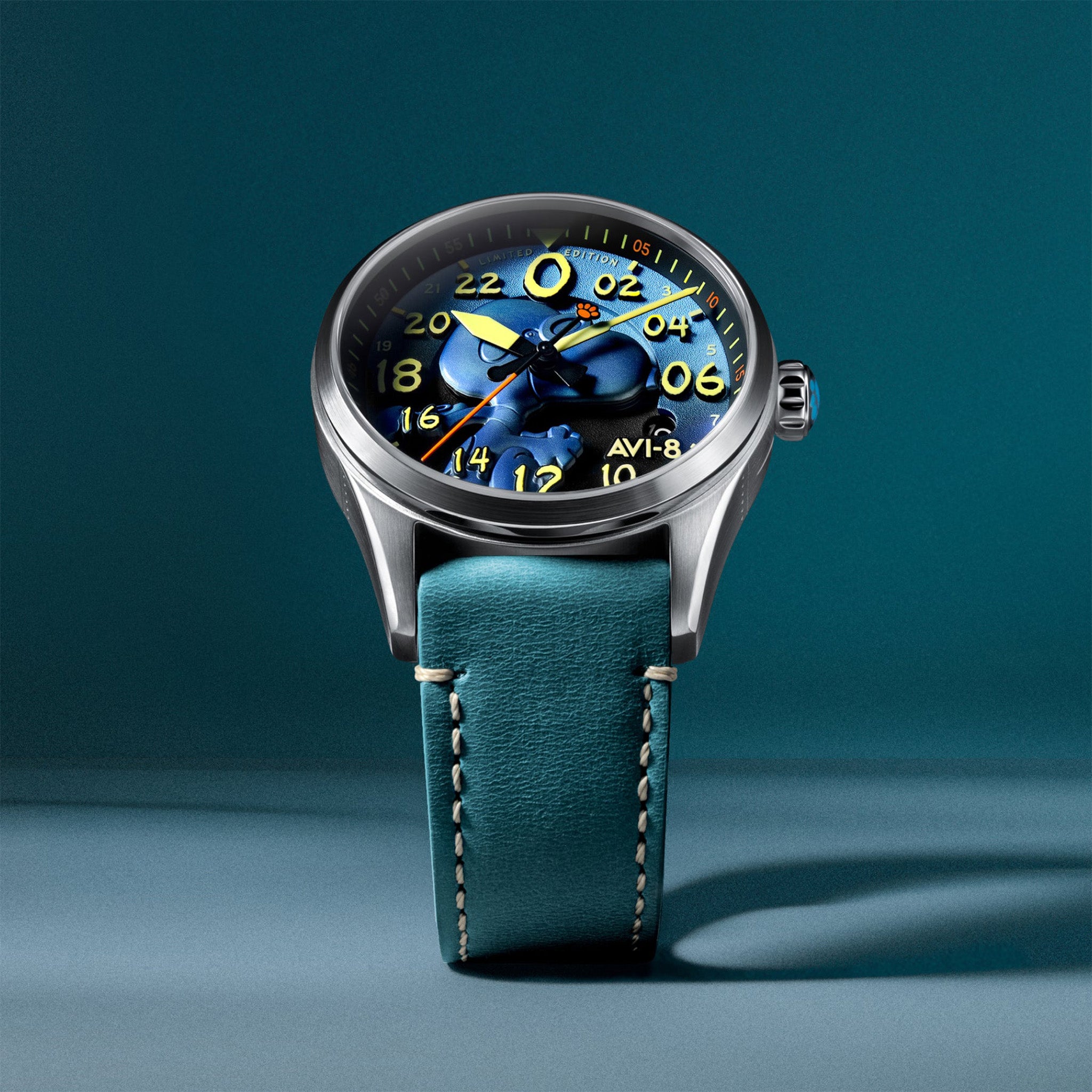 Spitfire Peanuts Snoopy Flying Ace 24 Hour Automatic Limited Edition | 42 mm | Azure Blue