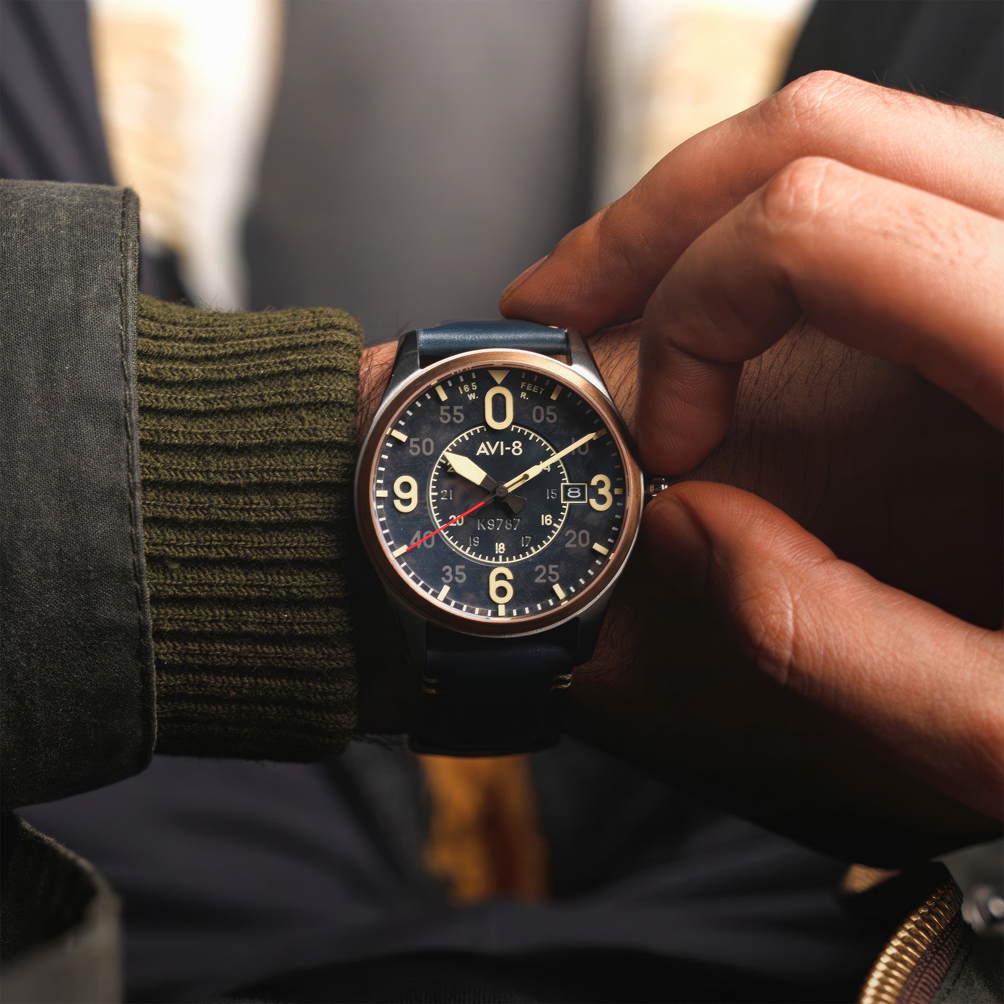 Spitfire Smith Automatic | 42mm | Distressed Blue