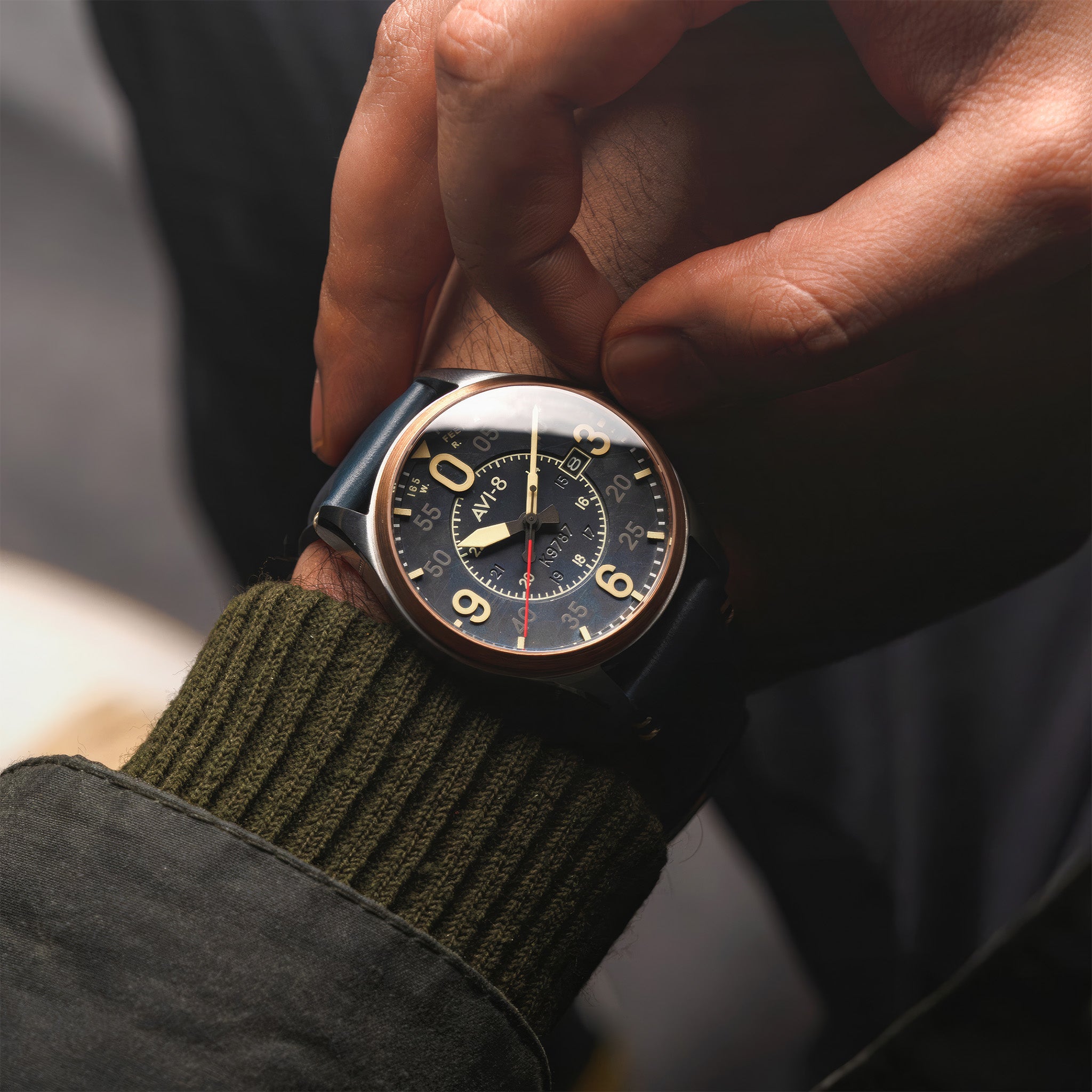 Spitfire Smith Automatic | 42mm | Distressed Blue