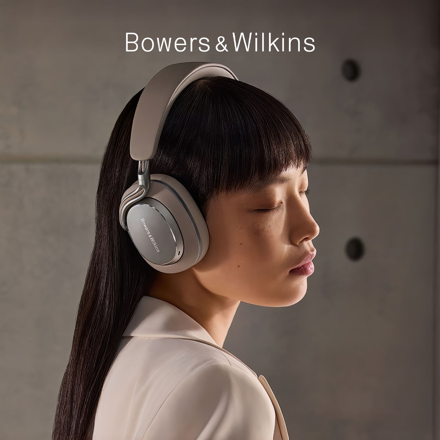 Bowers & Wilkins PX8 S2 Over-Ear Wireless Headphones | Warm Stone