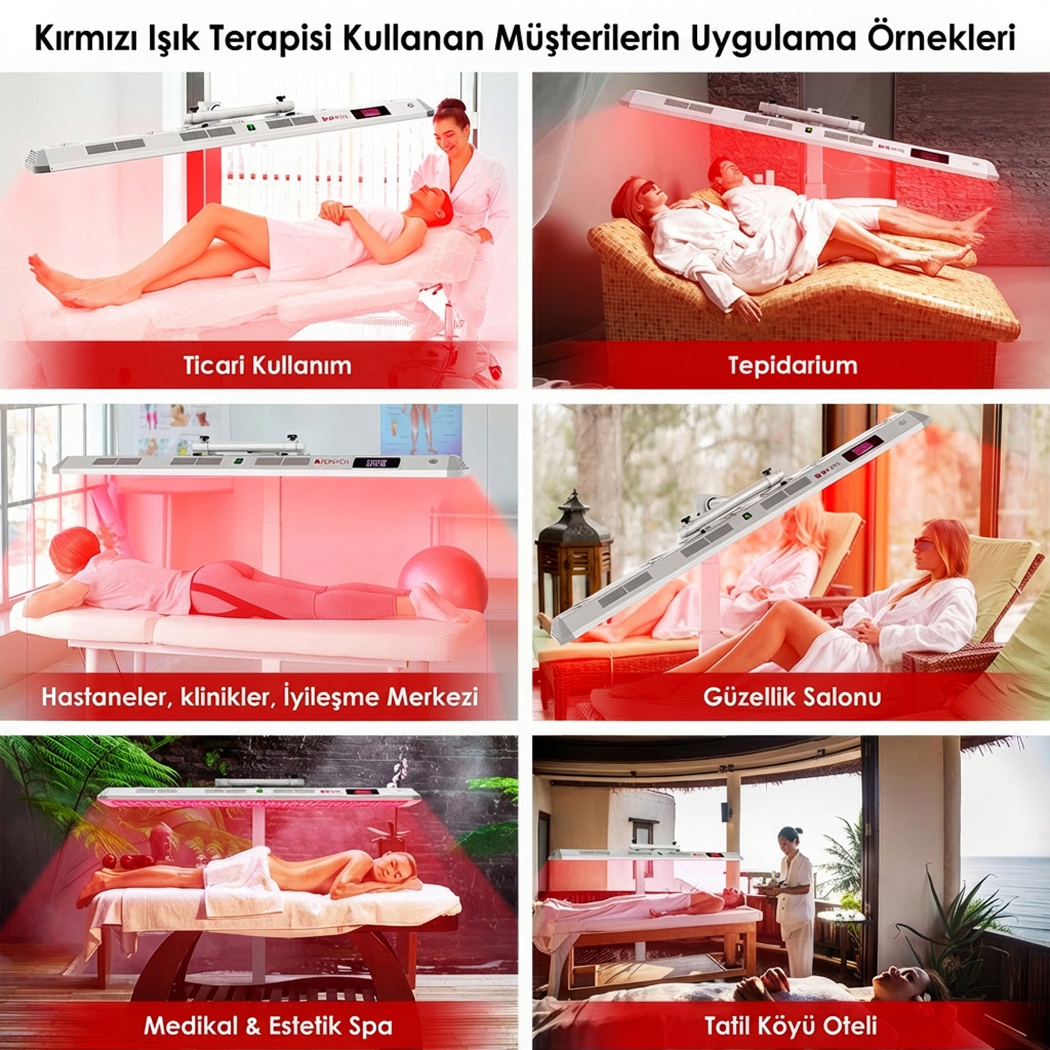 BM-Beauty | Kırmızı, Mavi ve NIR Işık Paneli