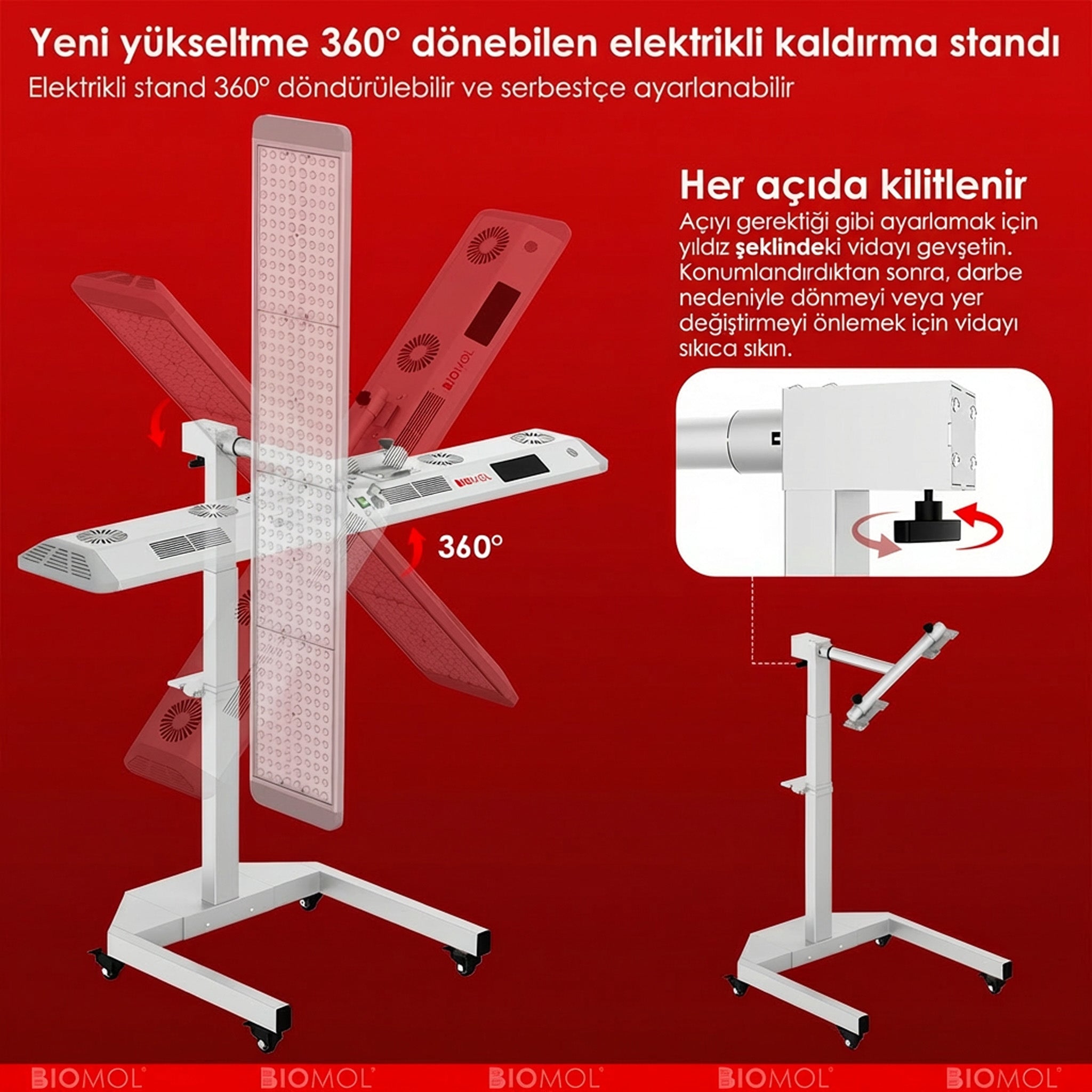 BM-Beauty | Kırmızı, Mavi ve NIR Işık Paneli