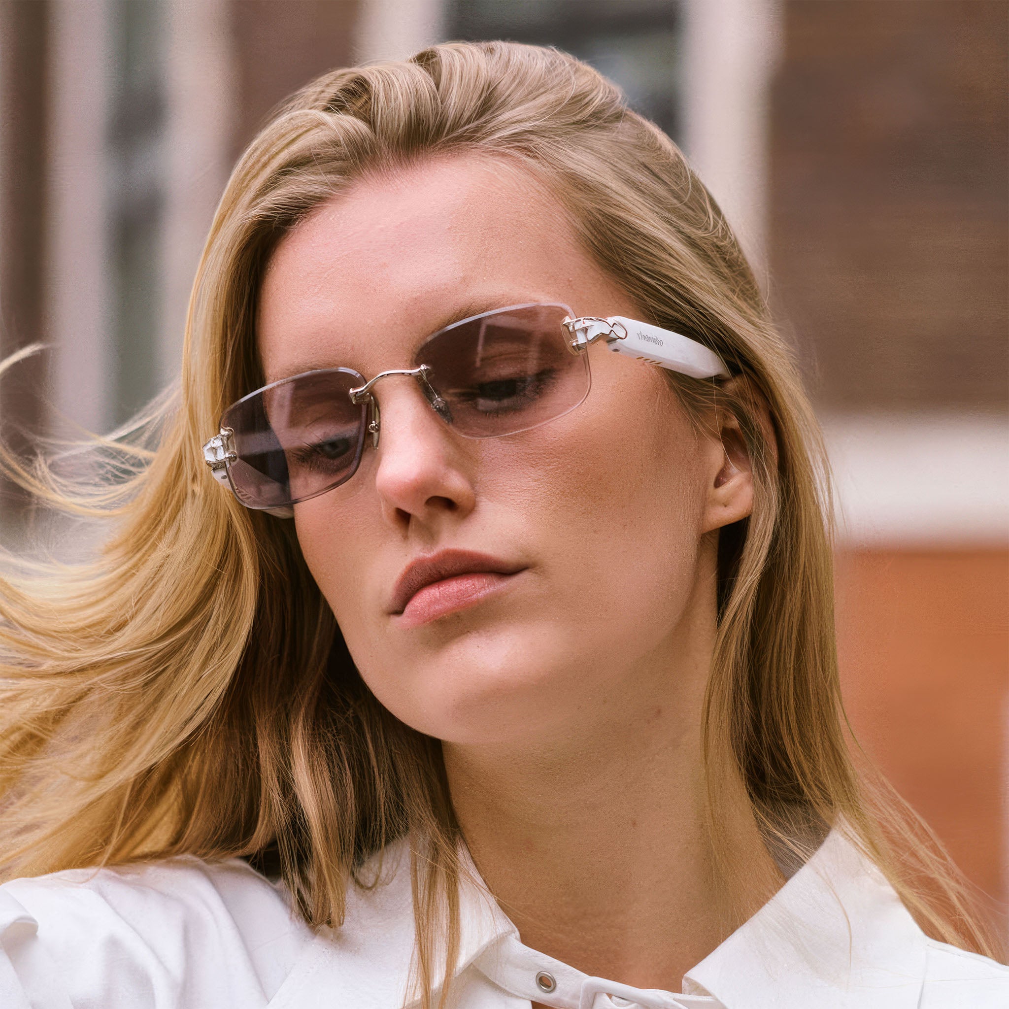 Aura Prismatic™ Lens Güneş Gözlüğü | White | Calm