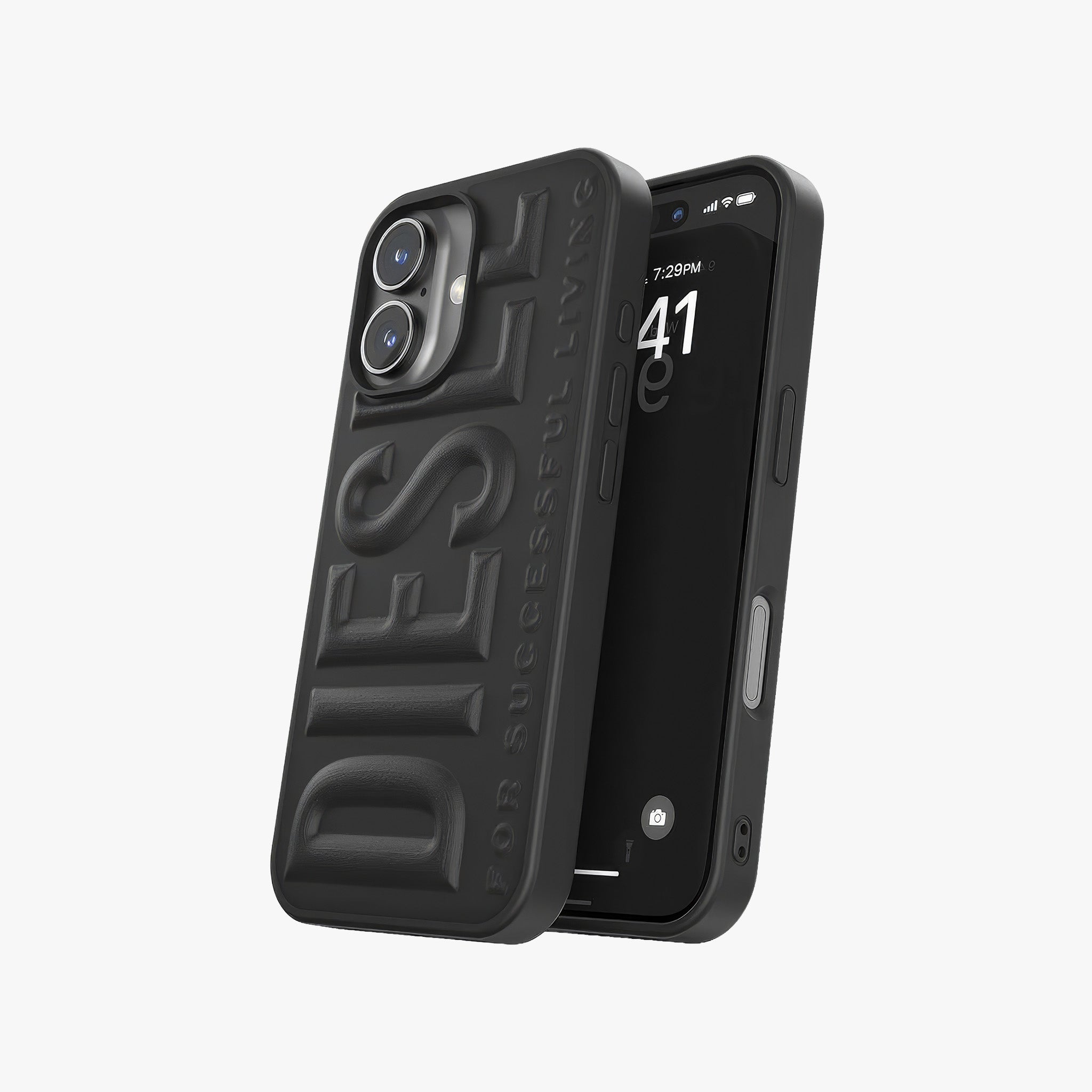 iPhone 16 3D Biscotto Kılıf | Siyah