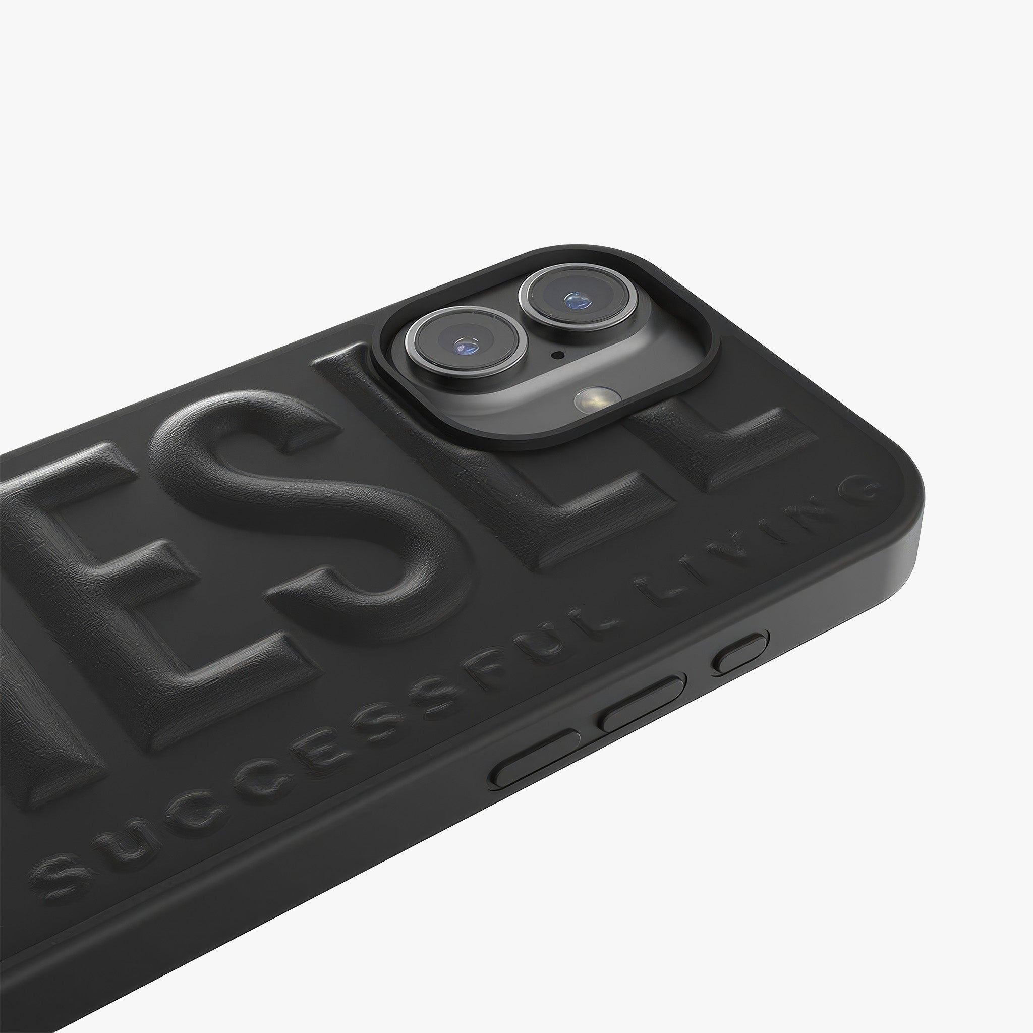 iPhone 16 3D Biscotto Kılıf | Siyah
