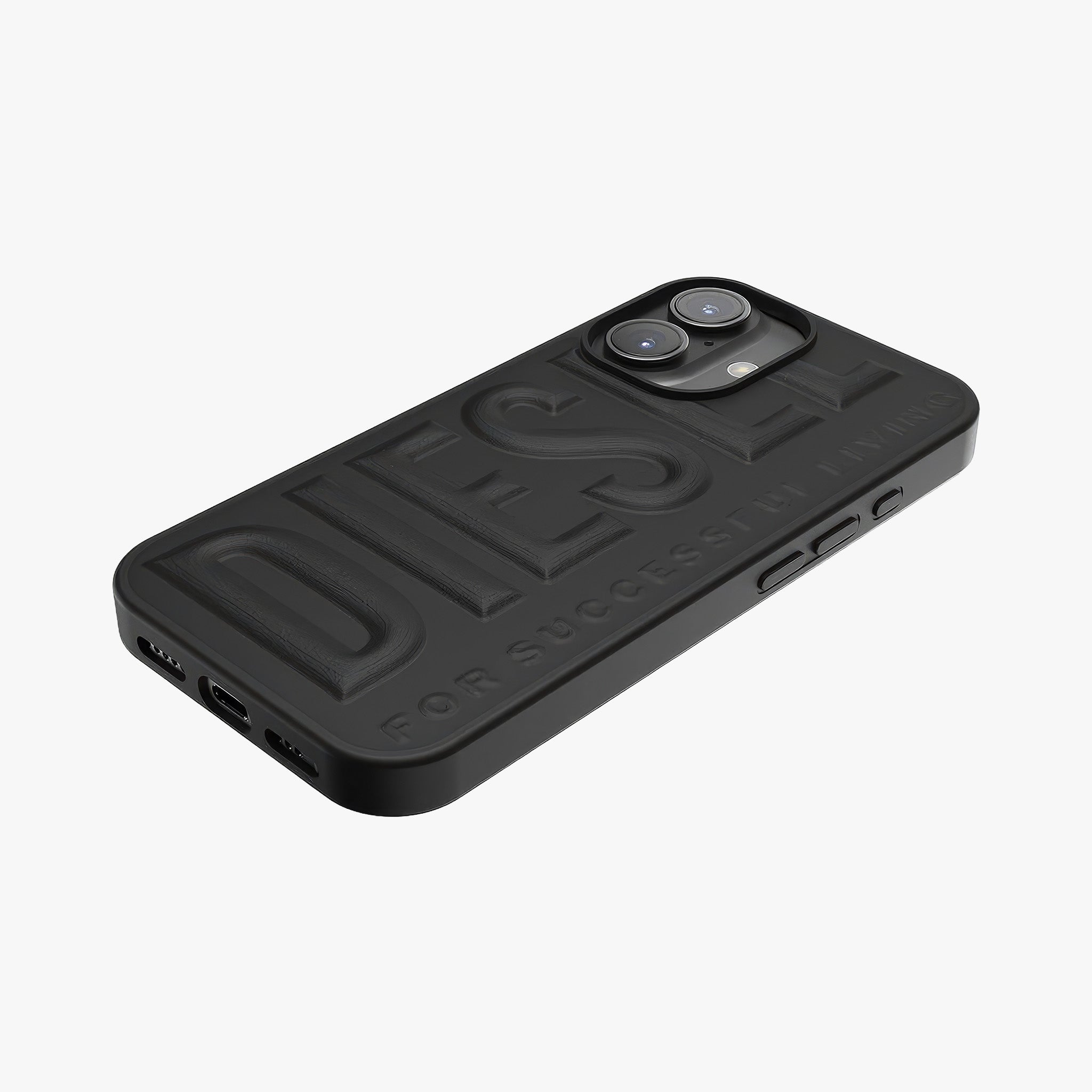 iPhone 16 3D Biscotto Kılıf | Siyah