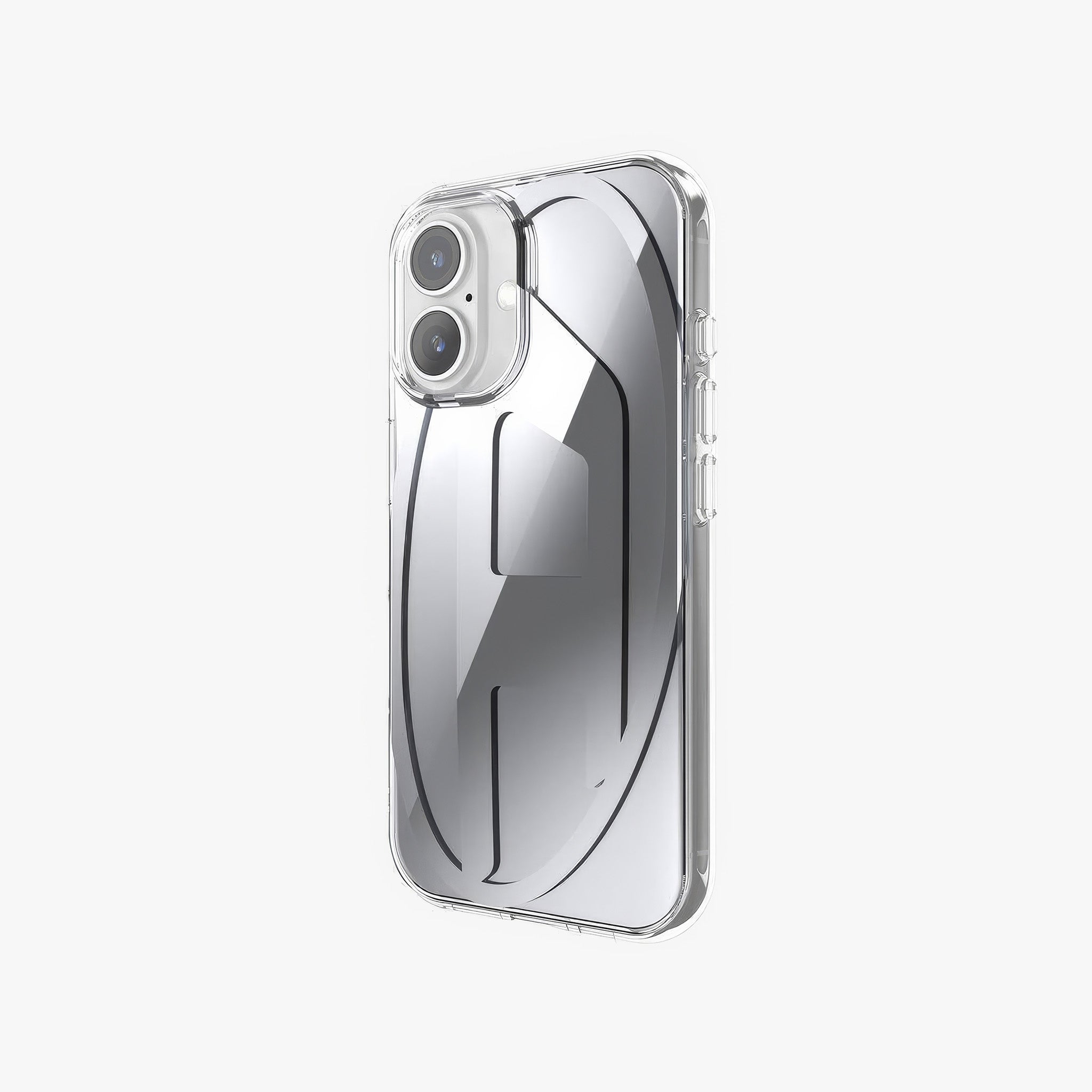 iPhone 16 Oval D Aynalı Mirror Kılıf | Gümüş