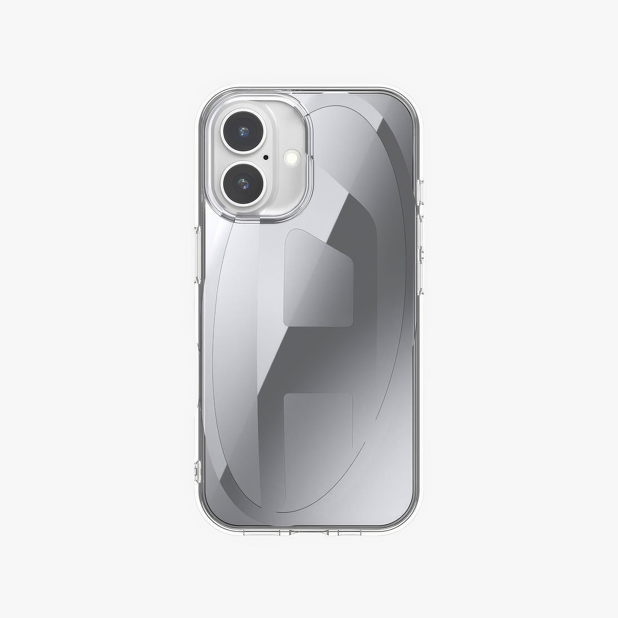 iPhone 16 Oval D Aynalı Mirror Kılıf | Gümüş
