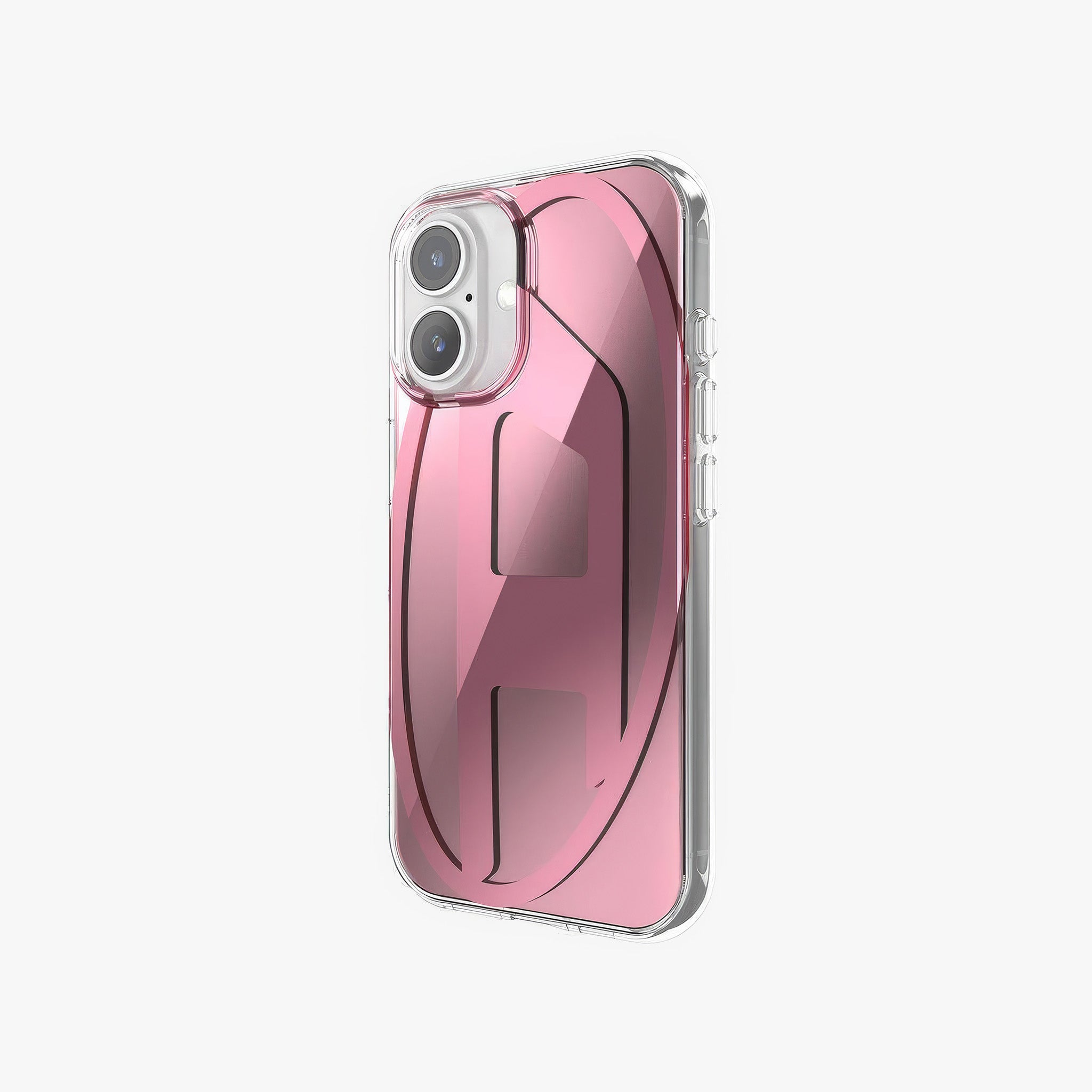 iPhone 16 Oval D Aynalı Mirror Kılıf | Pembe