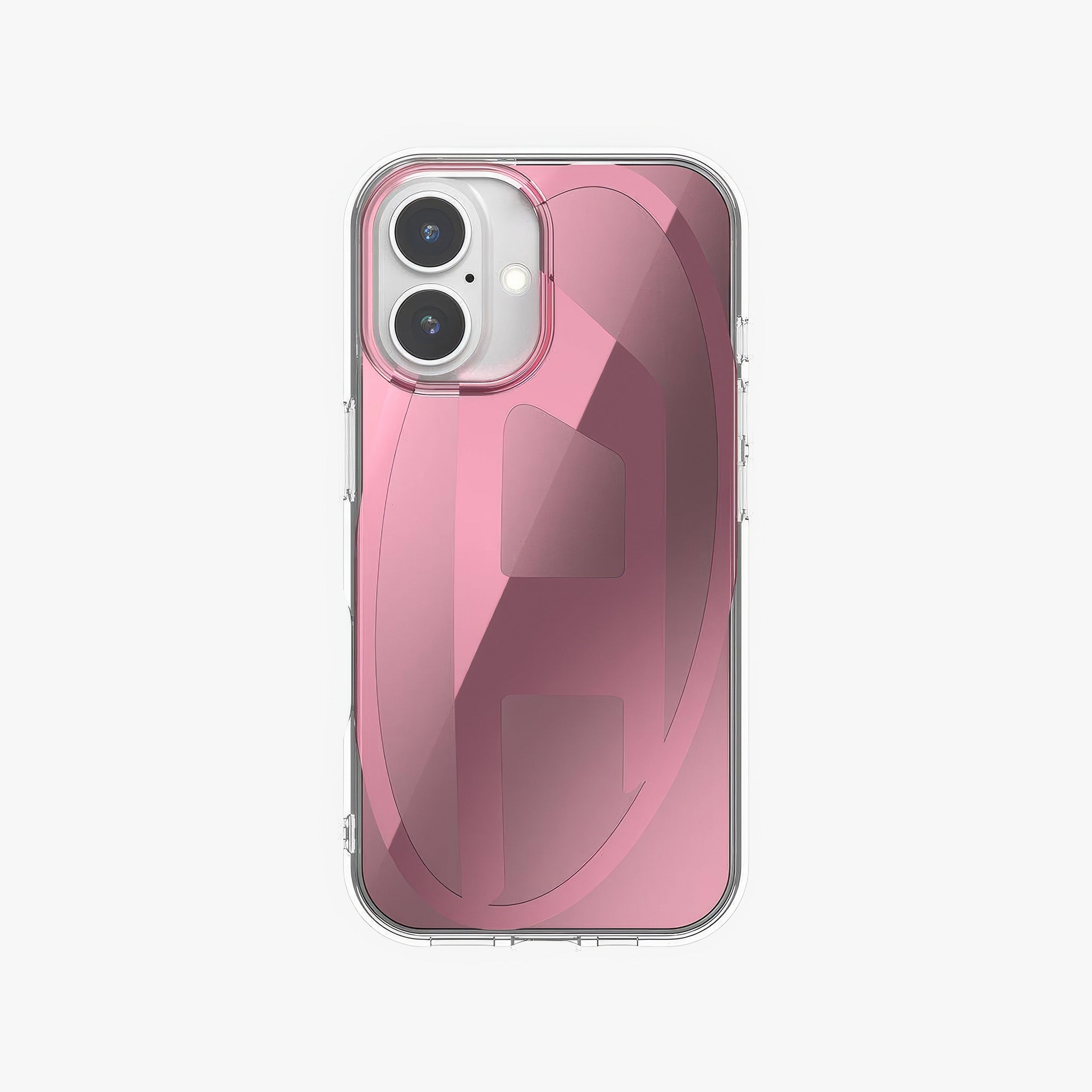 iPhone 16 Oval D Aynalı Mirror Kılıf | Pembe