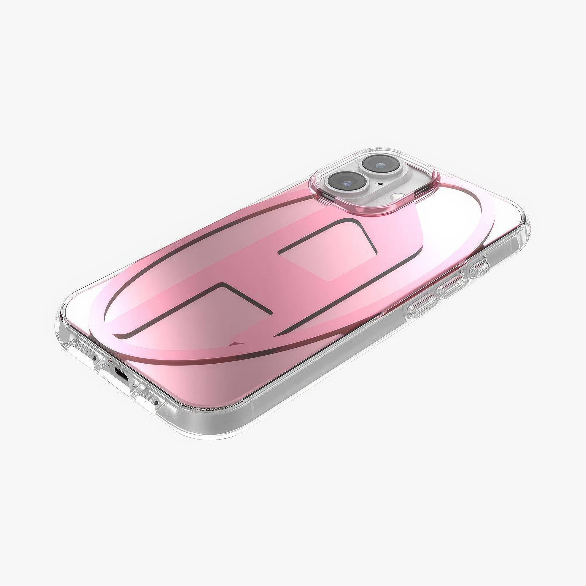 iPhone 16 Oval D Aynalı Mirror Kılıf | Pembe