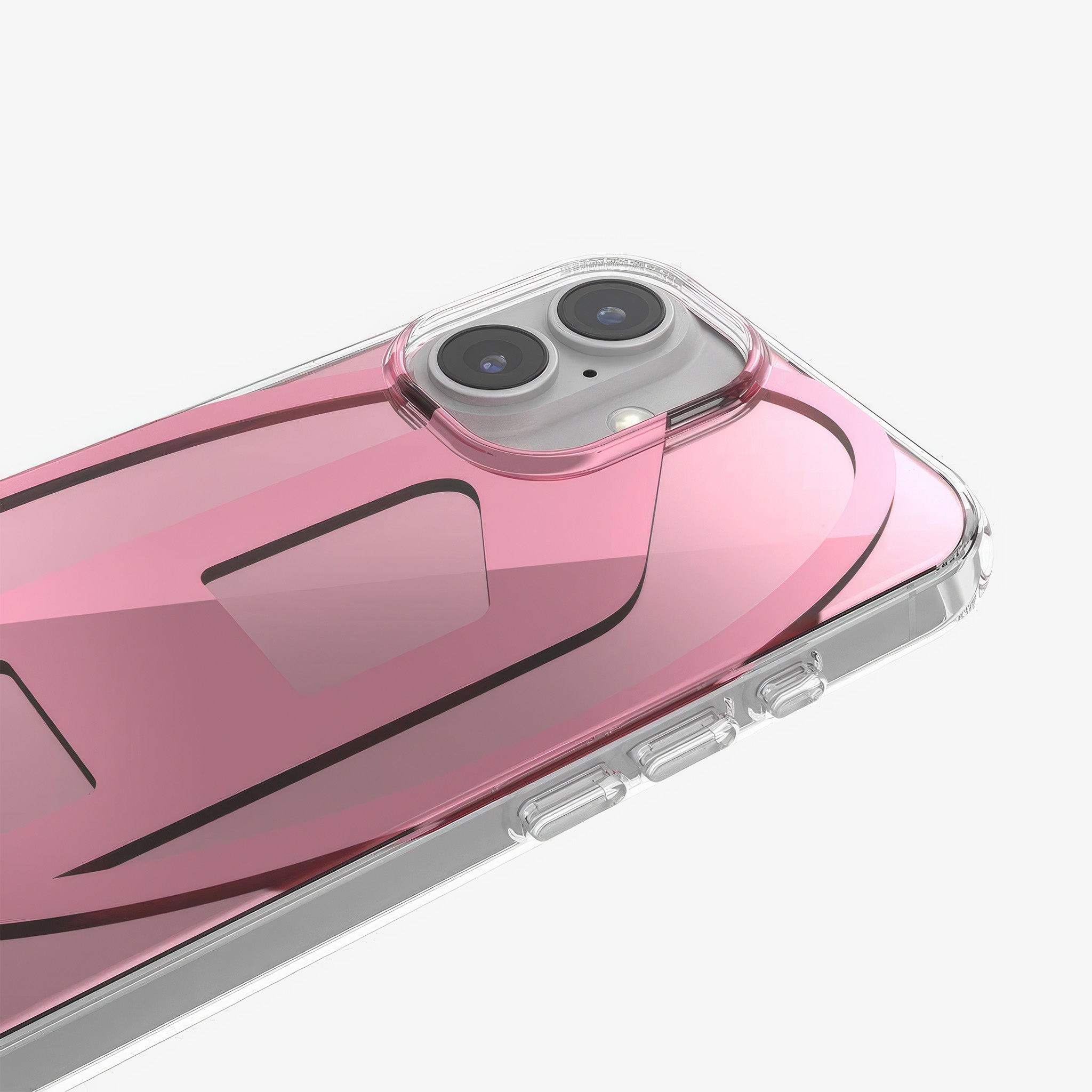 iPhone 16 Oval D Aynalı Mirror Kılıf | Pembe