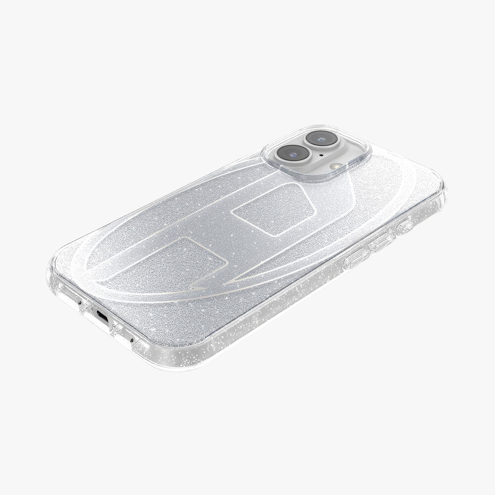 iPhone 16 Oval D Simli Kılıf | Gümüş